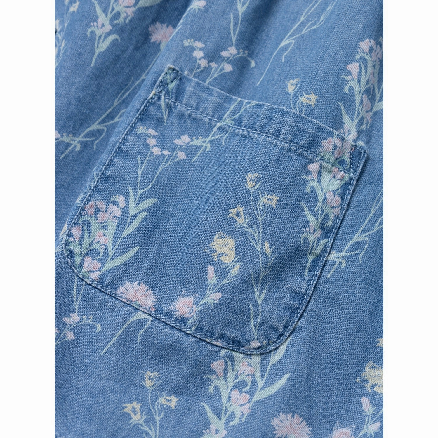 Name It Medium Blue Denim Gry Denim Dress Chic and Flattering