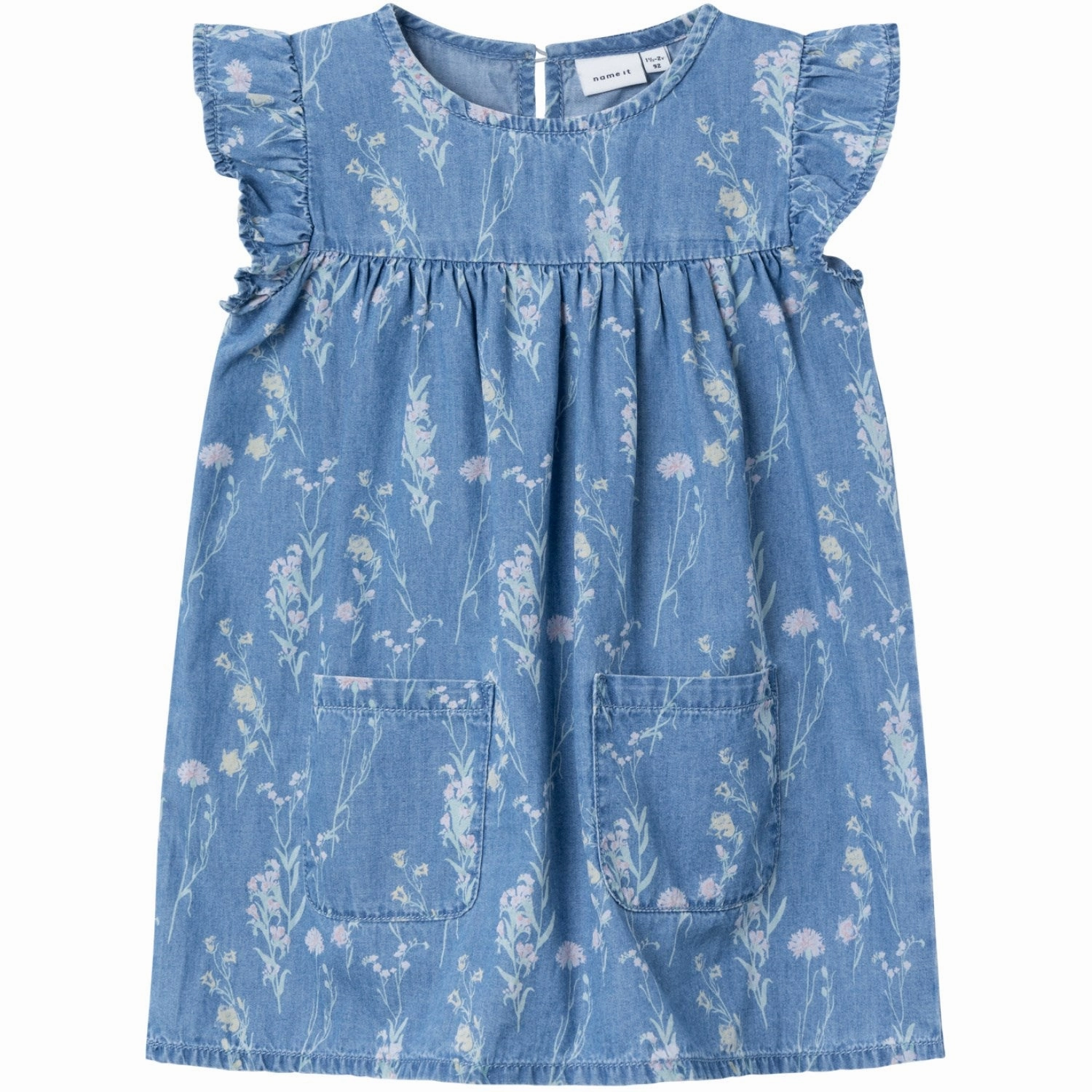 Silky Touch NonChafeSeams Name It Medium Blue Denim Gry Denim Dress