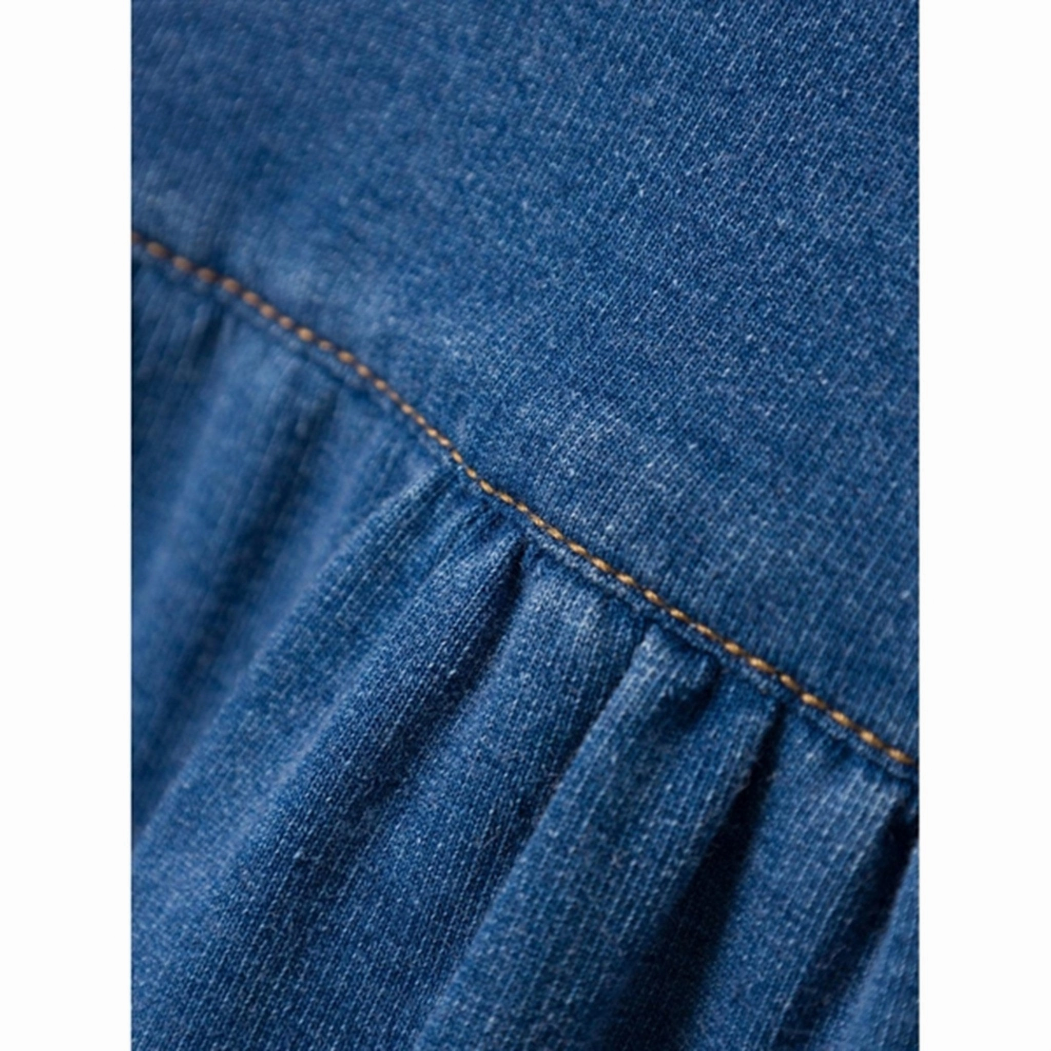 Charming Resort Name it Medium Blue Denim Hanna Sweat Denim Overall