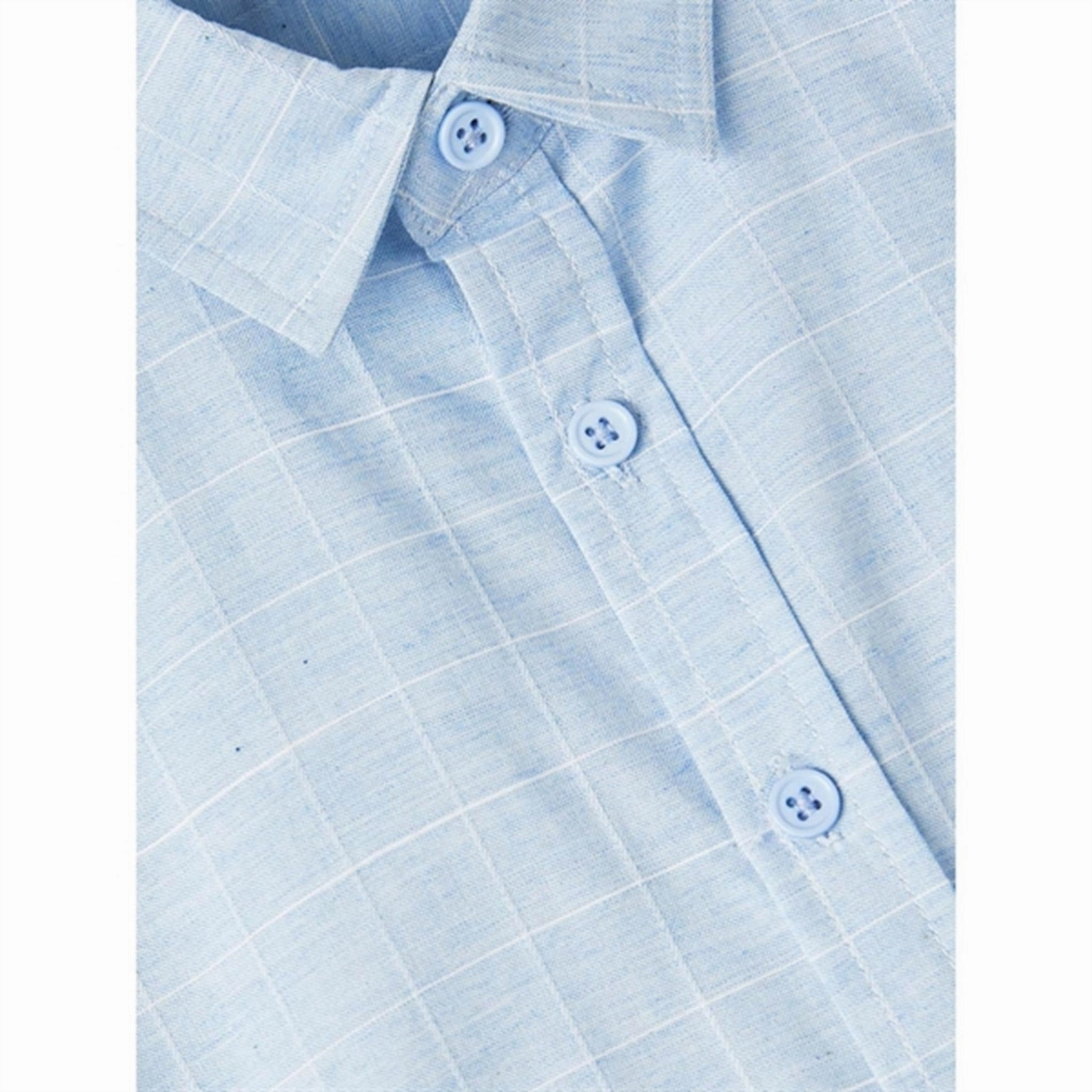 Name it Medium Blue Denim Huholle Shirt Non Iron Fabric