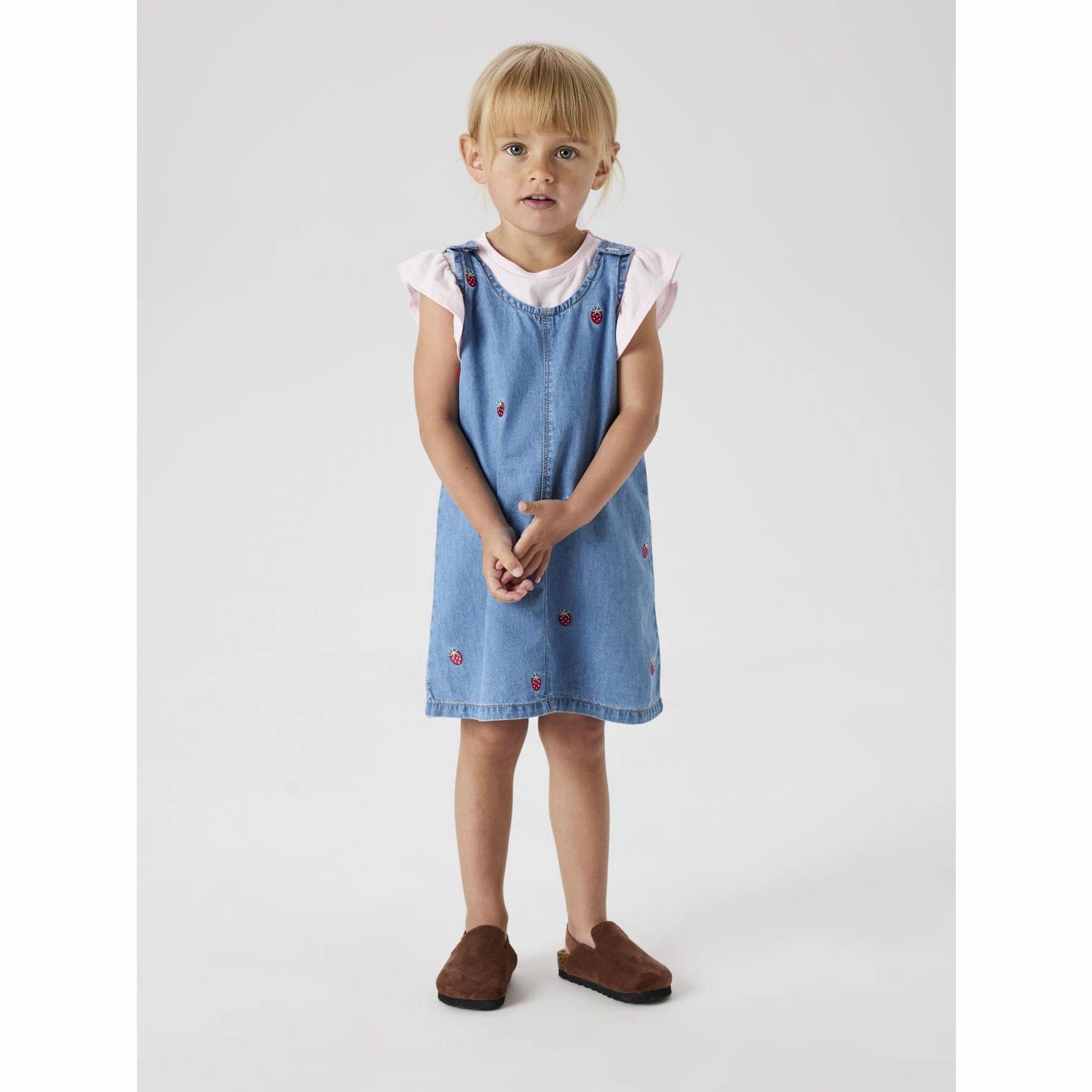 All-day Comfort Petite friendly Name It Medium Blue Denim Lyda Denim Spencer Dress