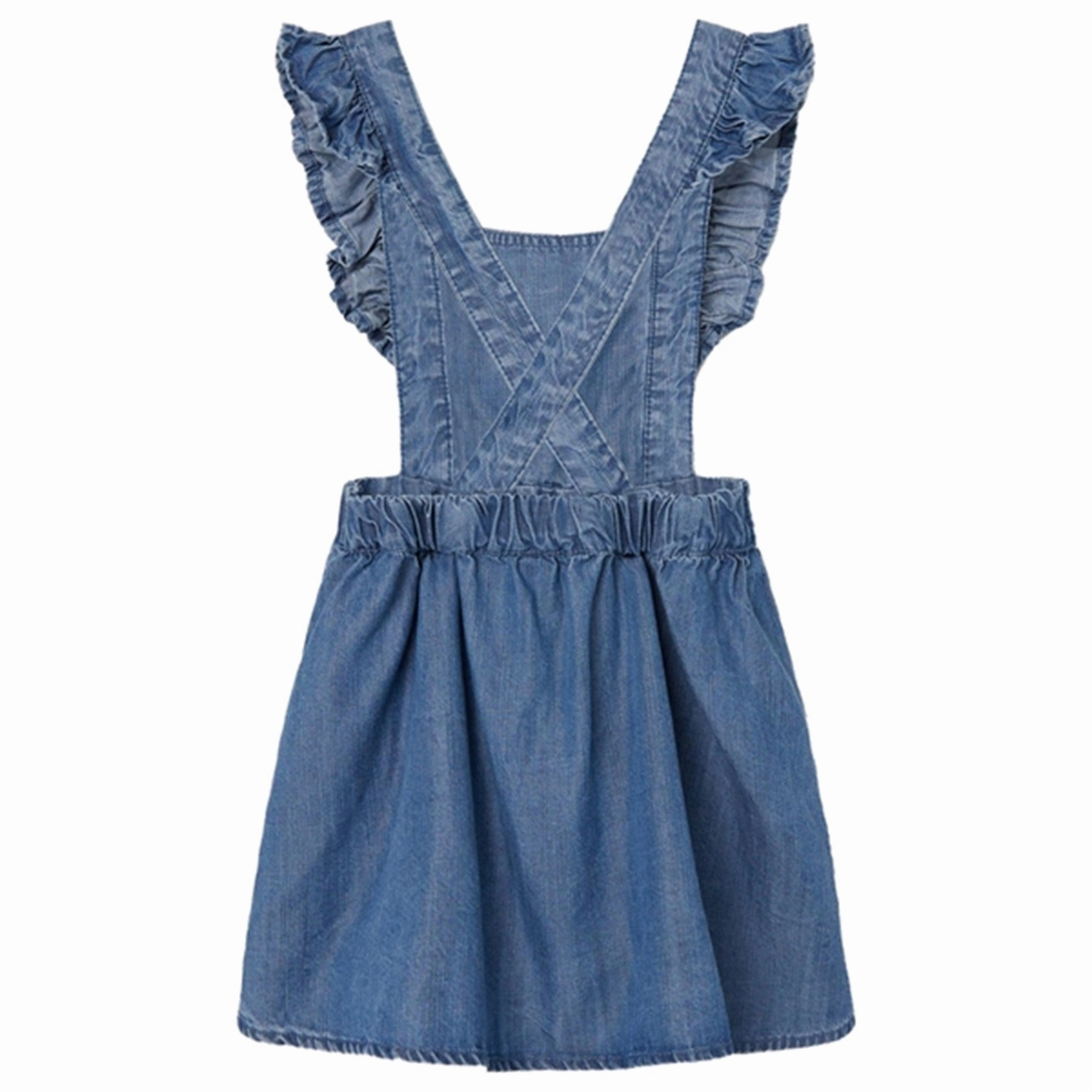 Shore Time Name it Medium Blue Denim Mia Frill Denim Dress
