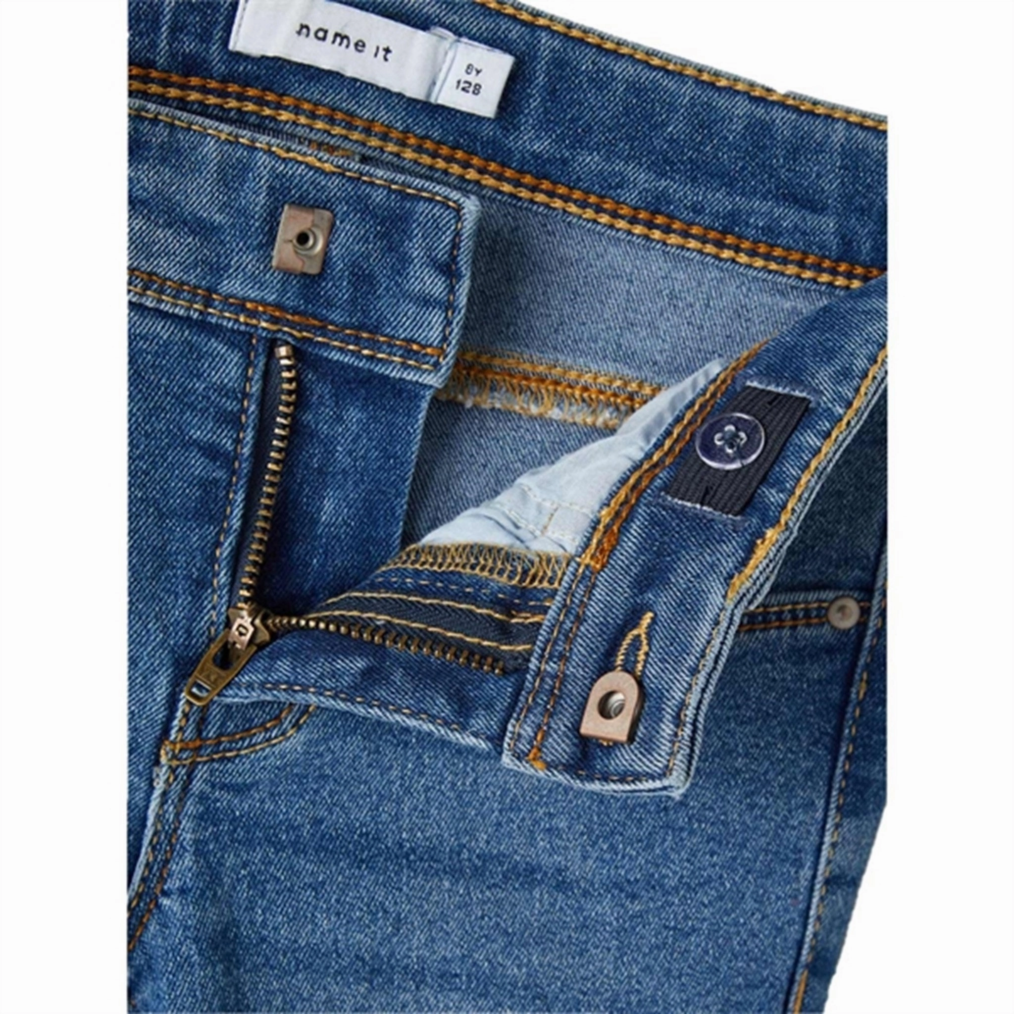Name it Medium Blue Denim Polly Skinny Jeans Noos Sunny Vibes Casual