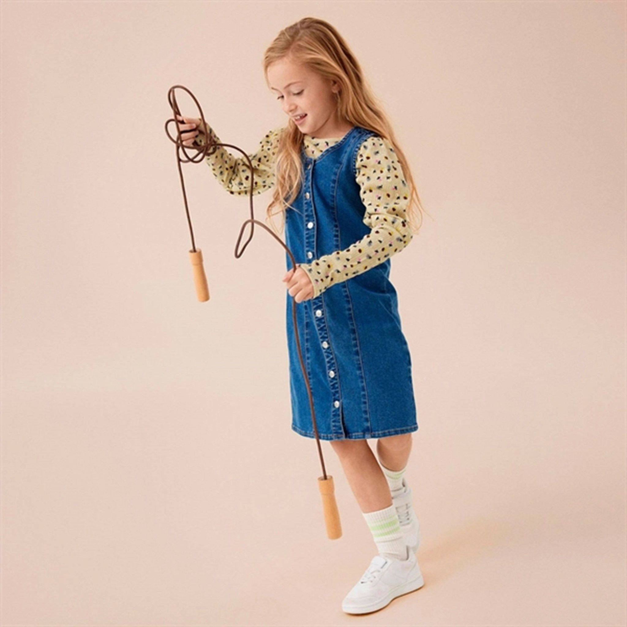 Name it Medium Blue Denim Tonja Denim Dress Trend Glow Youthful Mood