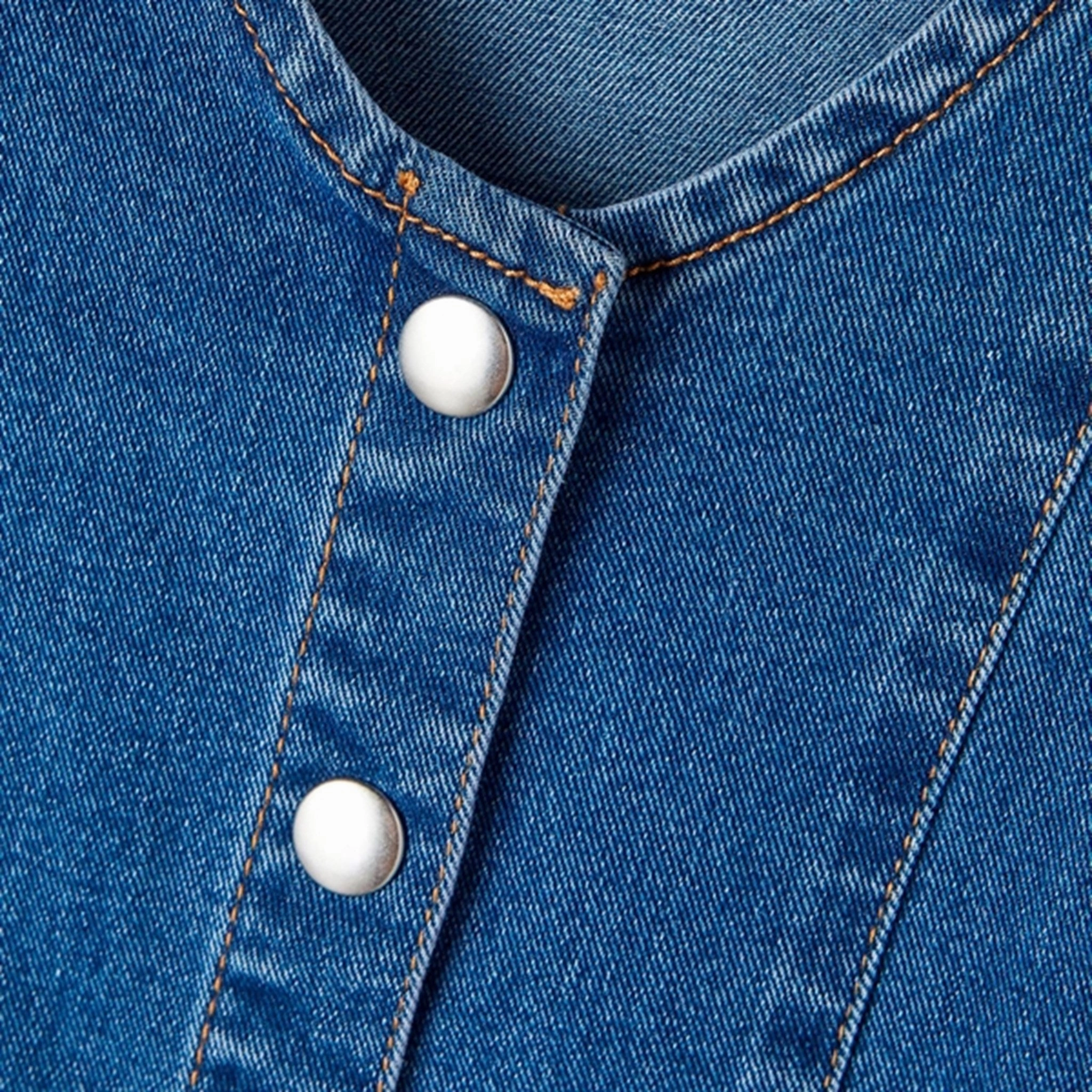 Name it Medium Blue Denim Tonja Denim Dress Minimal Outfit Daily Silhouette