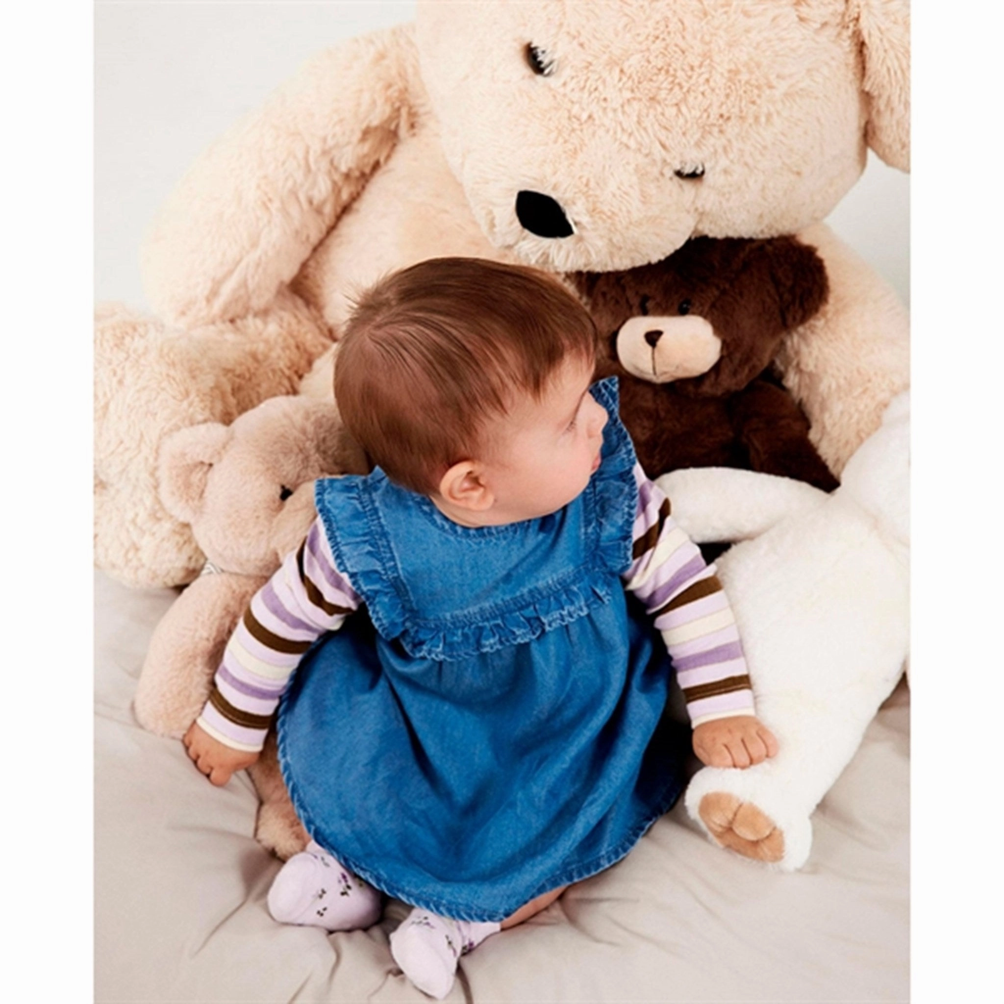 Name it Medium Blue Denim Trine Dress Wrap style