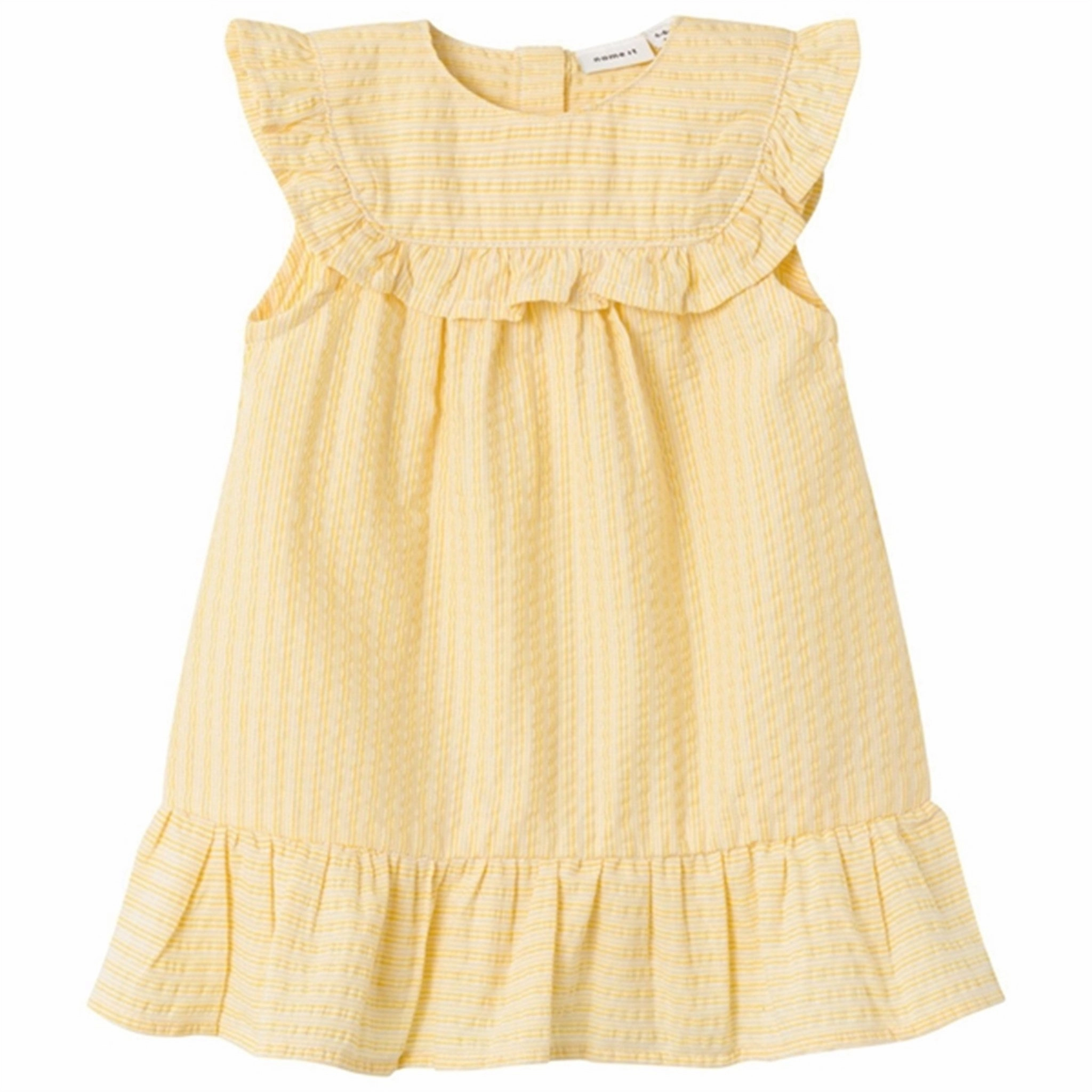 Soft Balance Work Friendly Name it Misted Yellow Ferille Dress