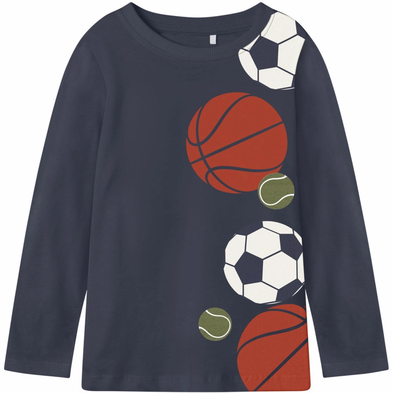 Military Inspired Stretchable Cloth Name It Mood Indigo Nmmkingston Ls Nreg Top Pb