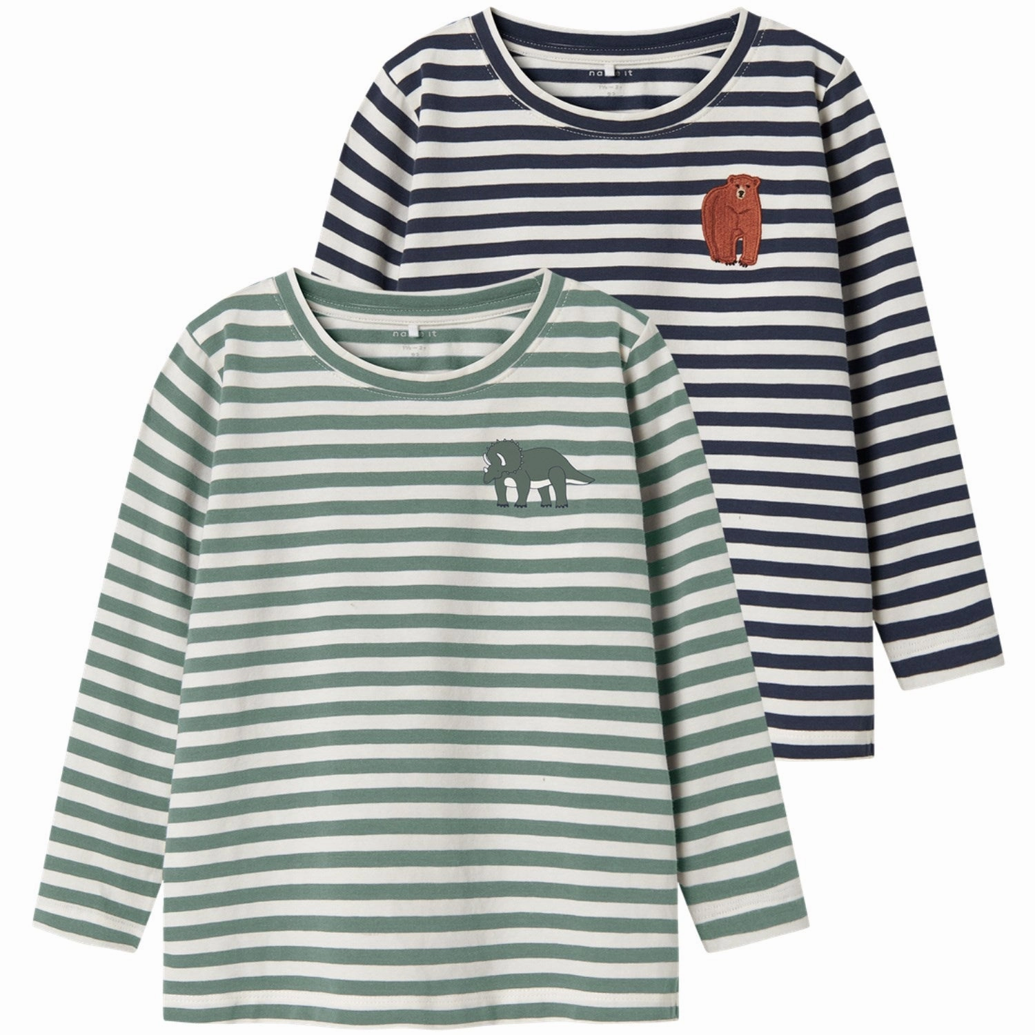 Minimalist Design Summer Vibes Name It Mood Indigo Nmmnitu 2P Ls Top Pb