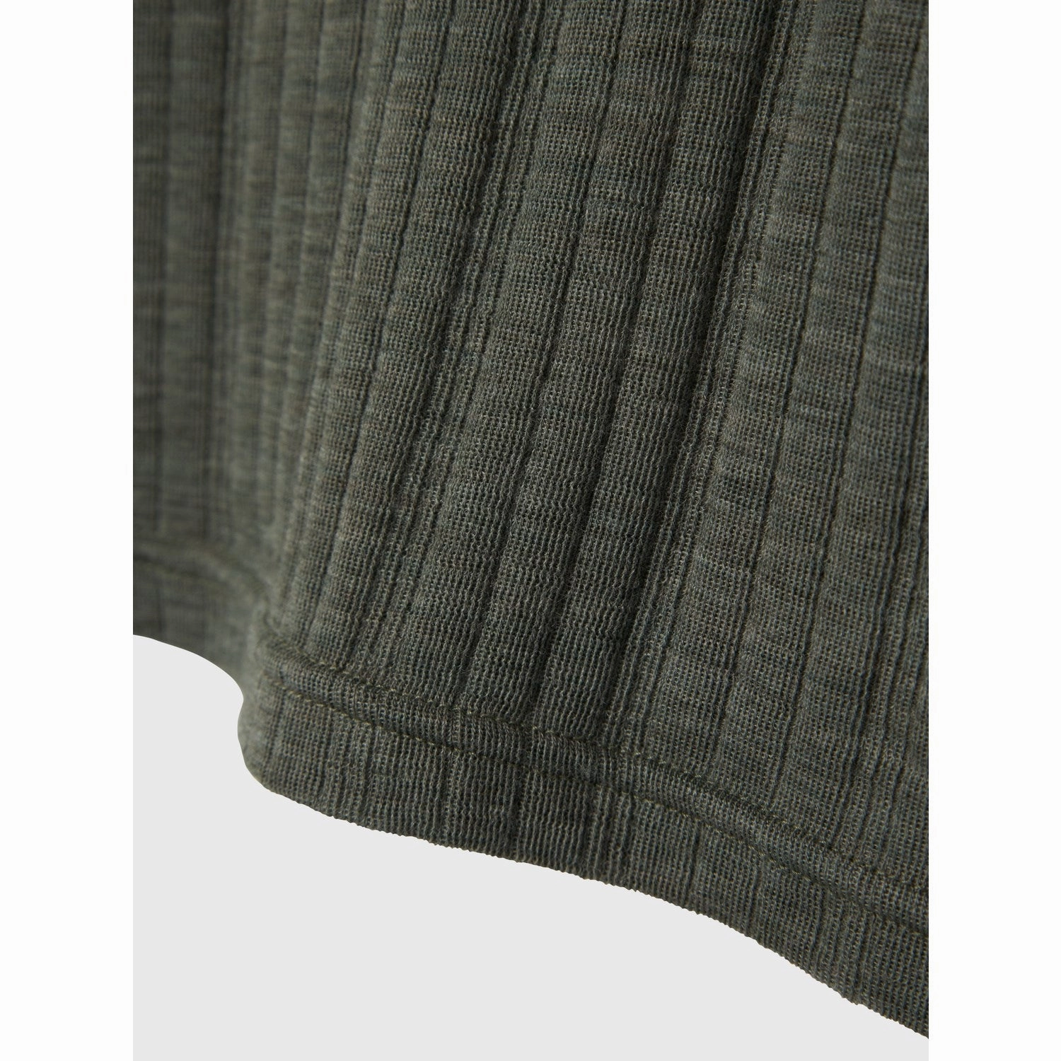 Loose Comfort Unique Design Name It Mulled Basil Wang Wool Needle Blouse Solid Noos