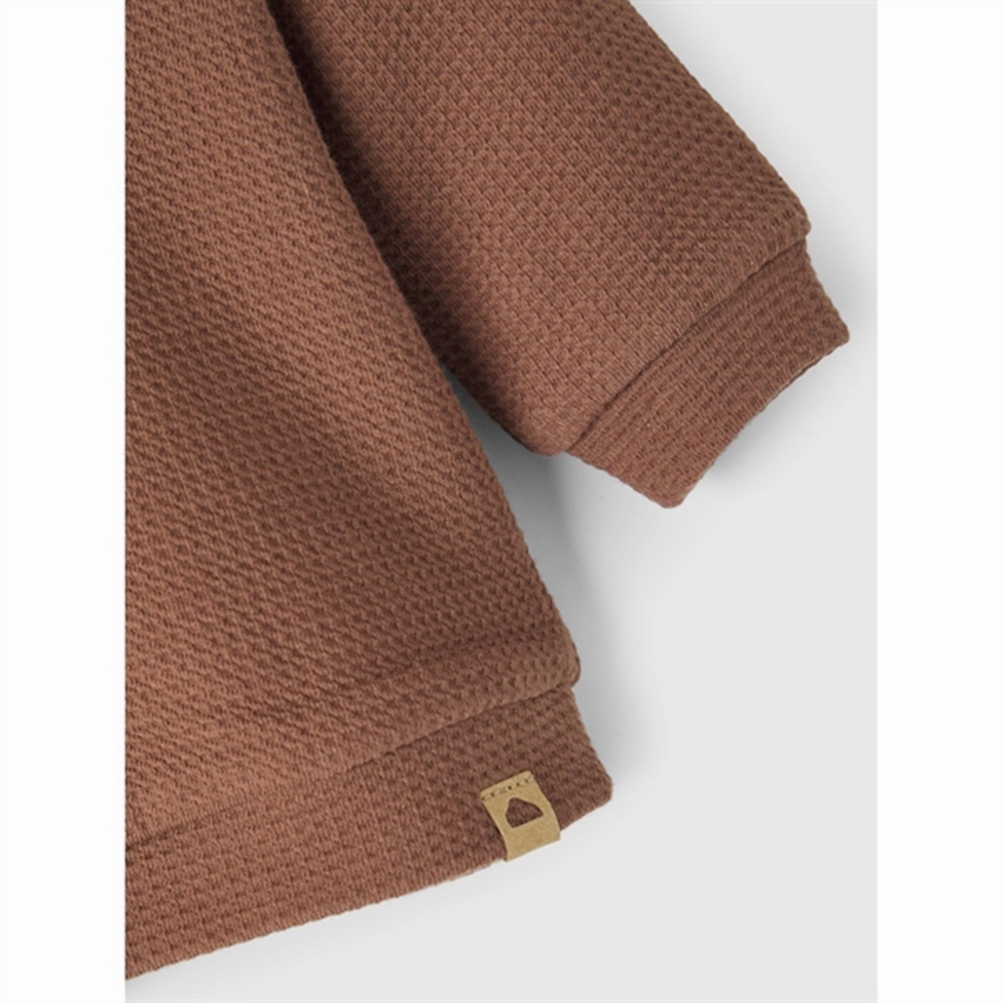 Mesh Insert Name it Mustang Sopus Waffel Blouse