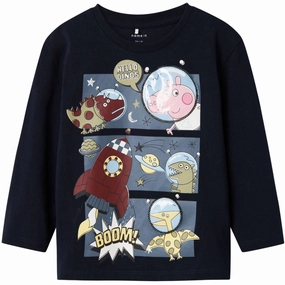 Gift Idea High-Quality Fabric Name It Navy Blazer Dilip Peppa Pig Regular Blouse