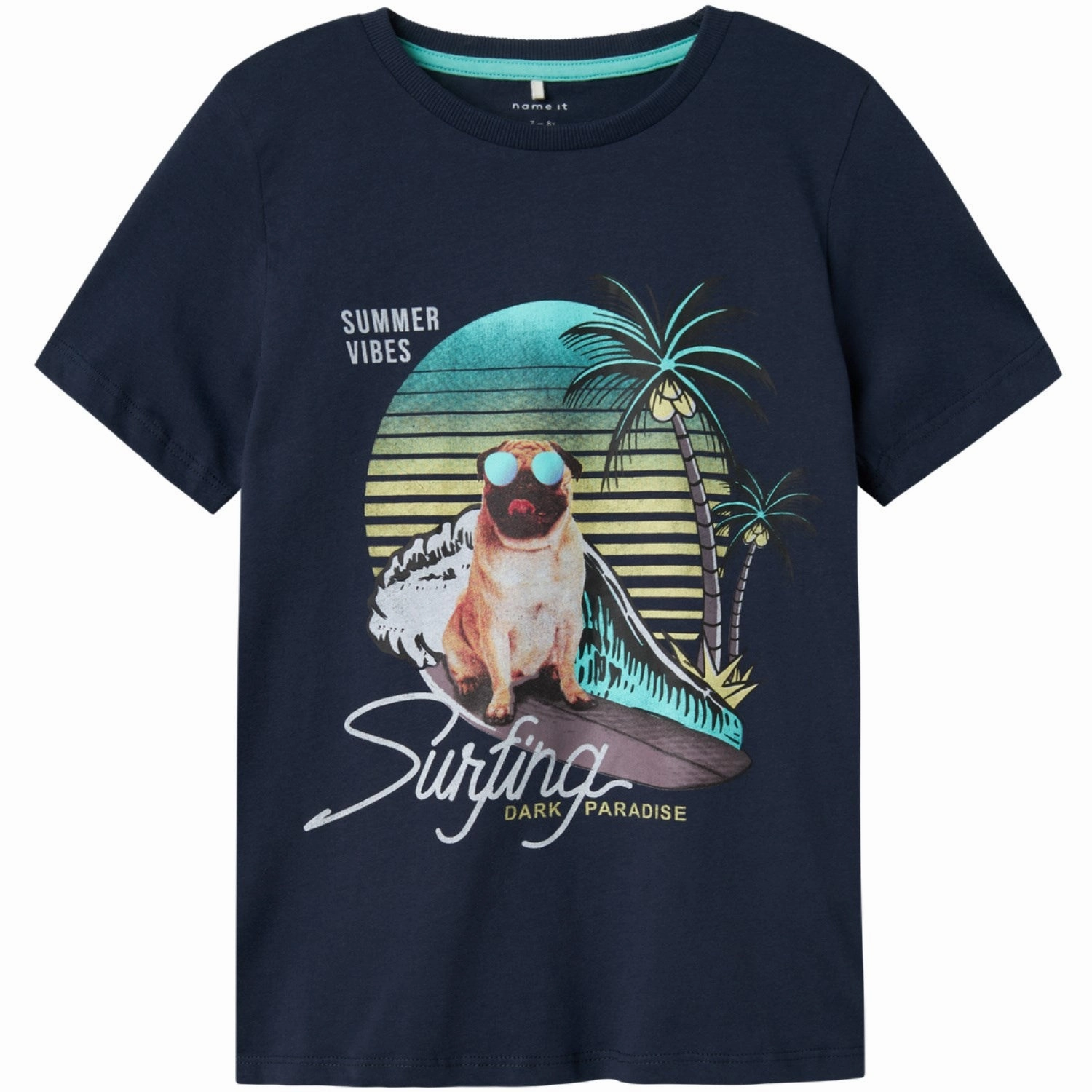 Name It Navy Blazer Jass T-Shirt Short Sleeve casual top