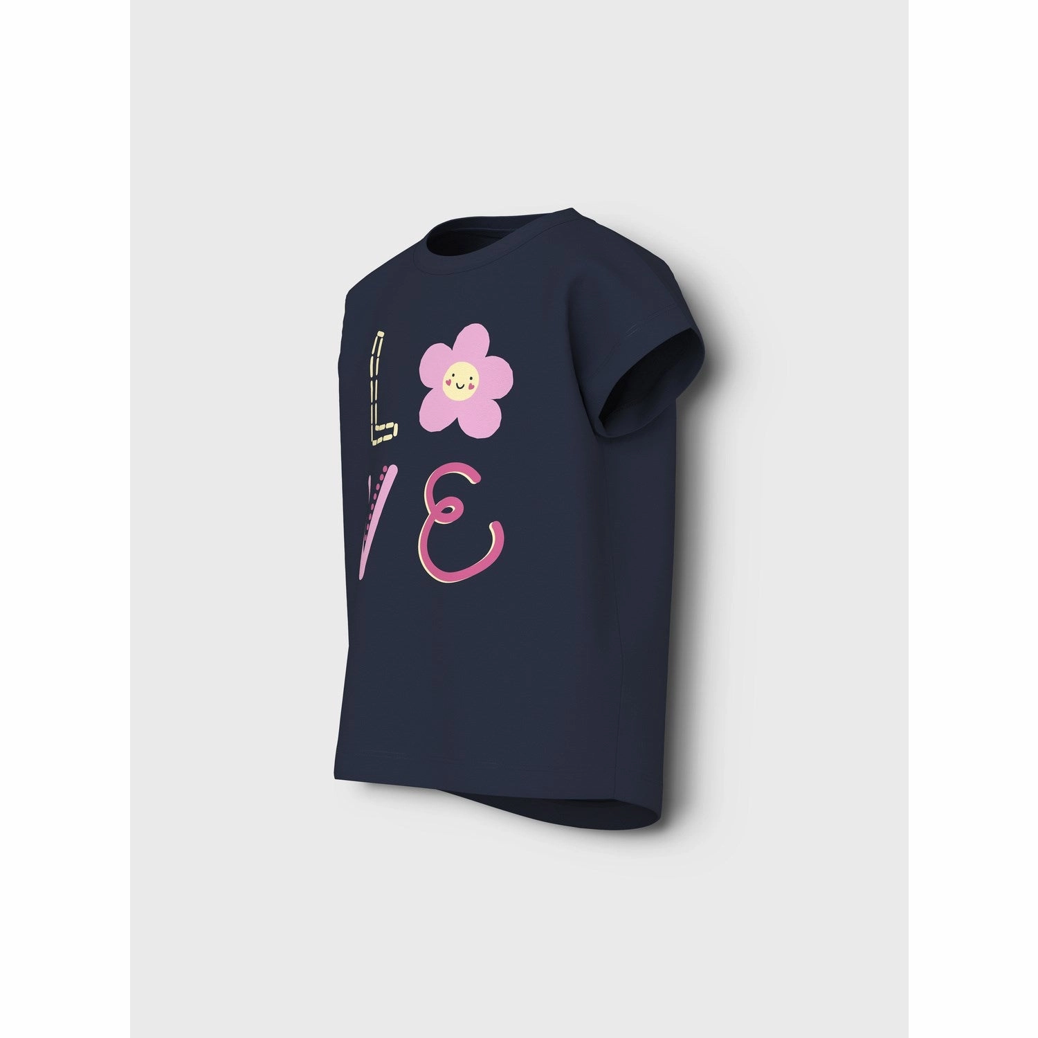 Name It Navy Blazer Love Violet T-Shirt NoSideSeam