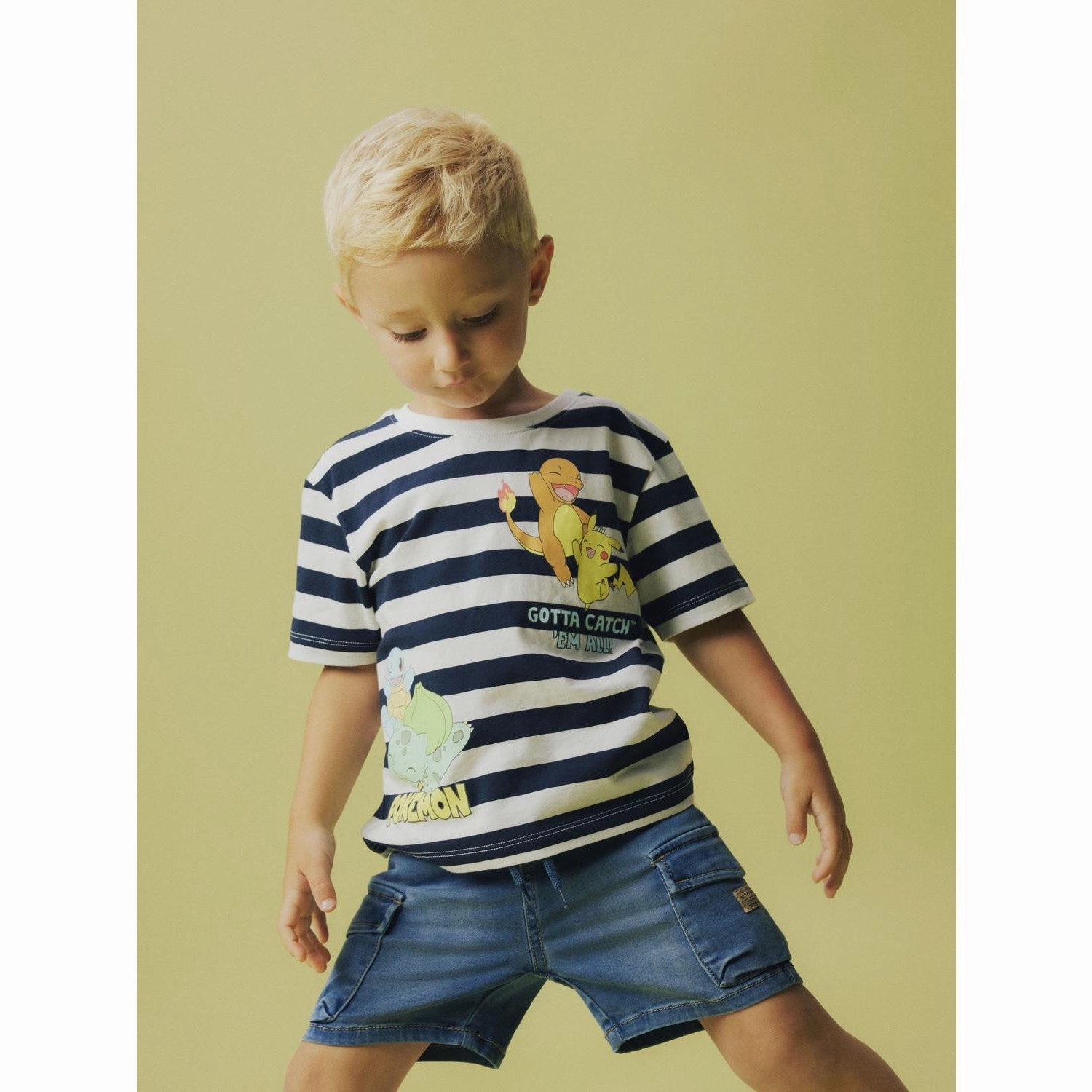 Name It Navy Blazer Malik Pokemon Regular T-Shirt Flattering Design Relaxed Comfort Wear