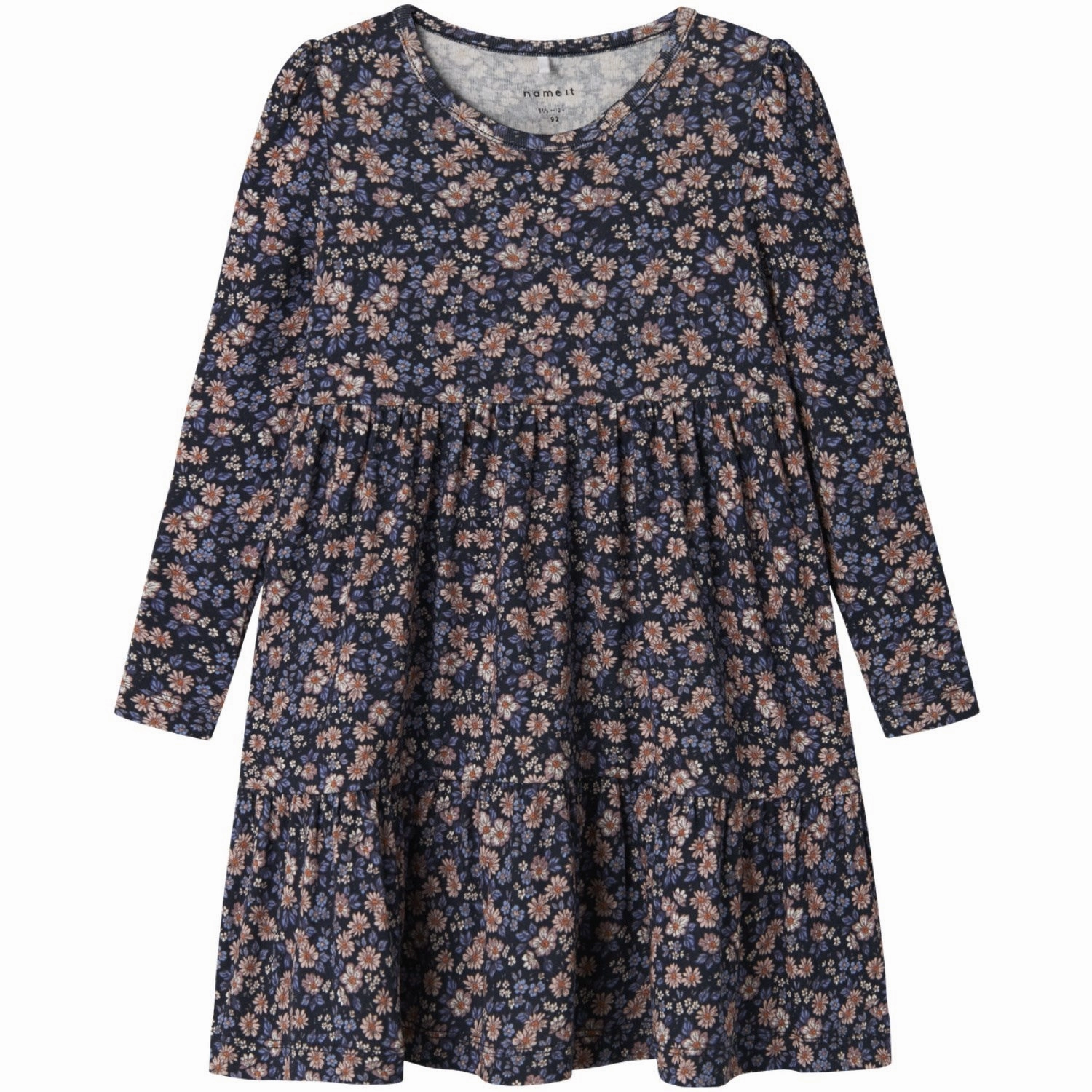 Texture Rich Name It Navy Blazer Nmfoalia Ls Dress