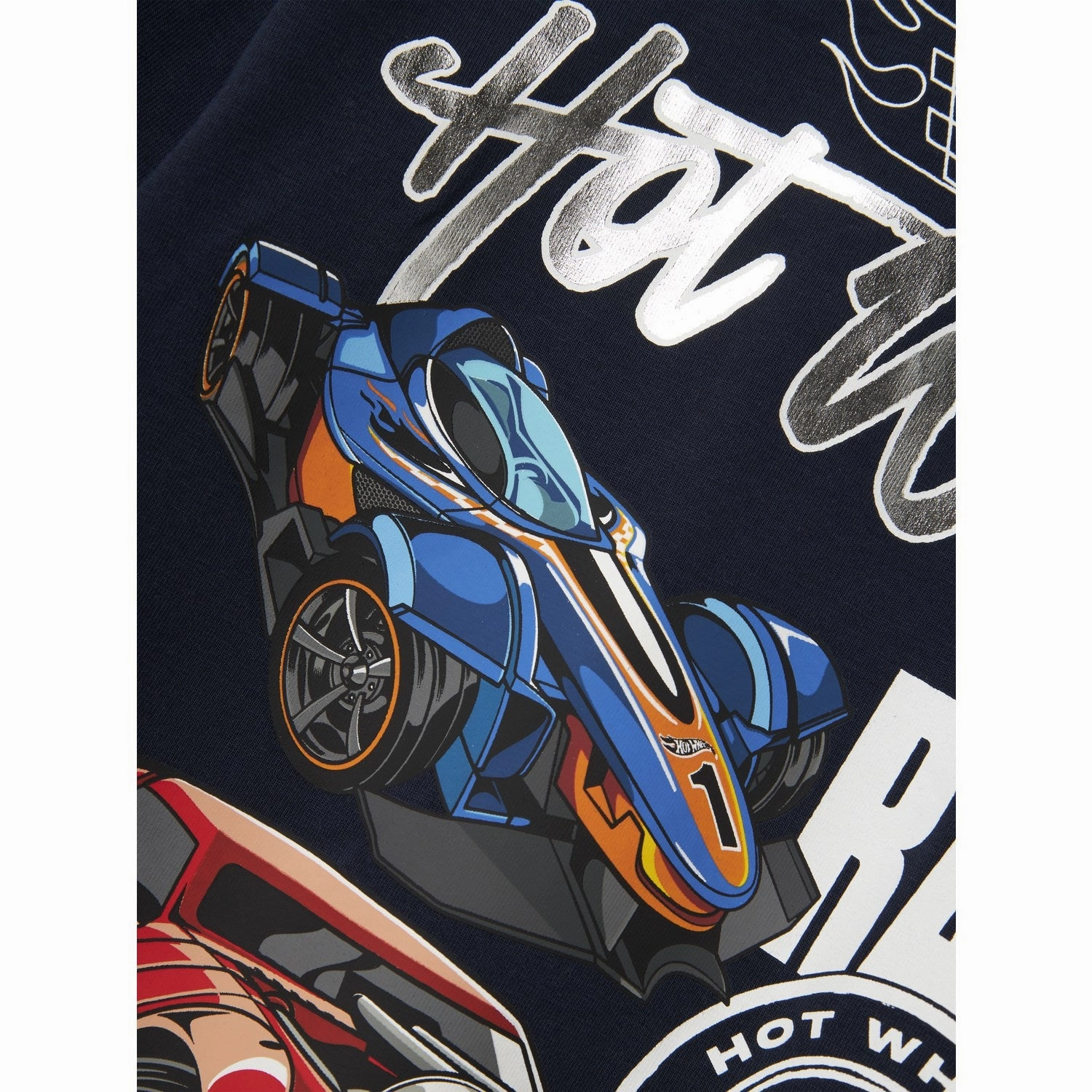 Name It Navy Blazer Nmmjarl Hotwheels Nreg Ls Top Box Sky Pocket Detail Sustainable Dye Process