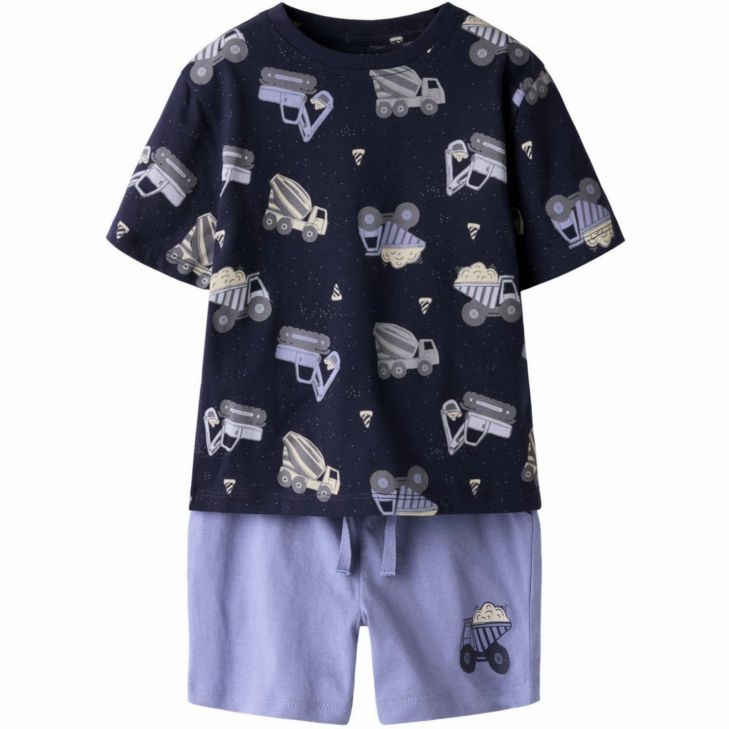 HypoallergenicLining Budget - friendly Name It Navy Blazer With Infinity Shorts Nmmhector Shorts Set