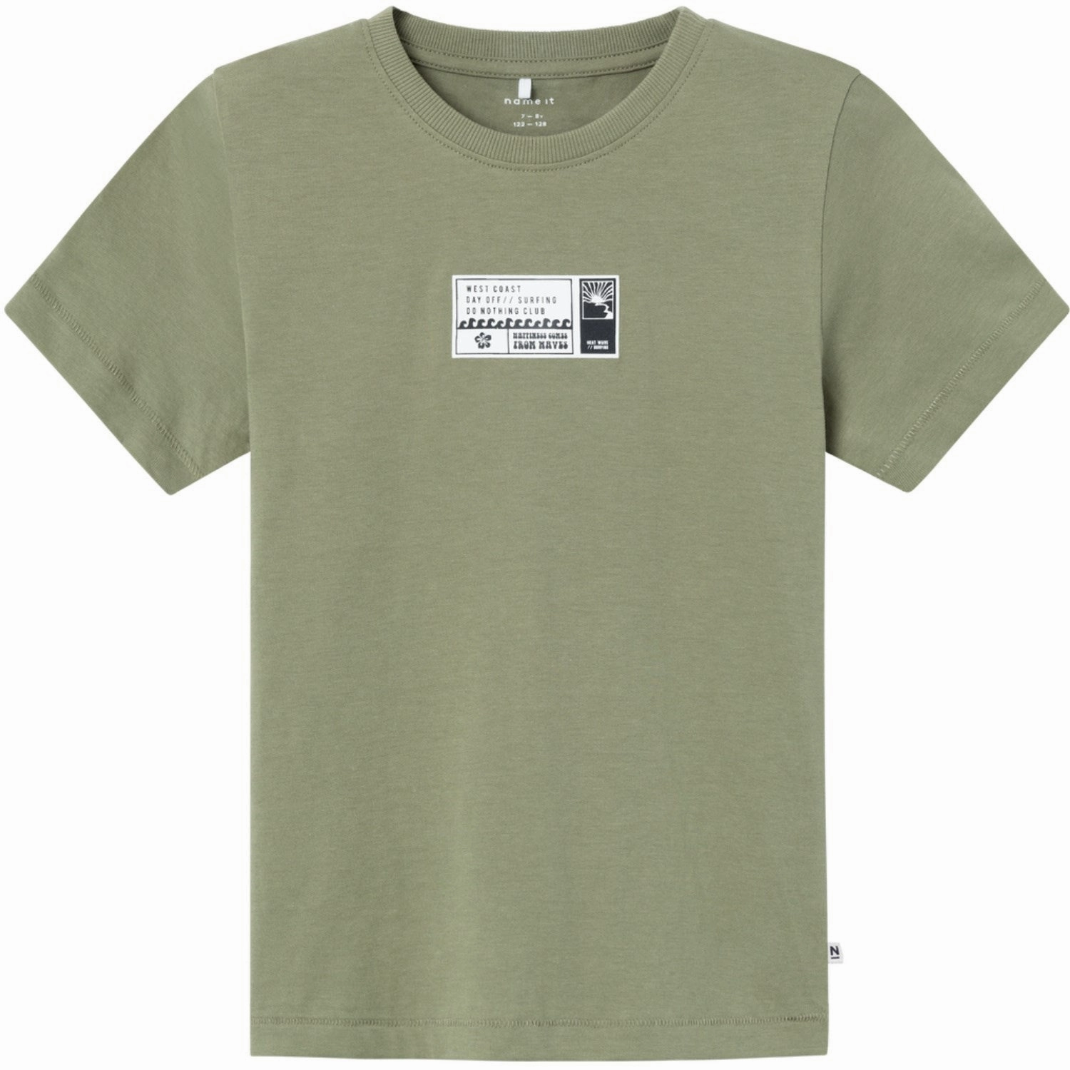 Minimalist Design Name It Oil Green Holasse T-Shirt