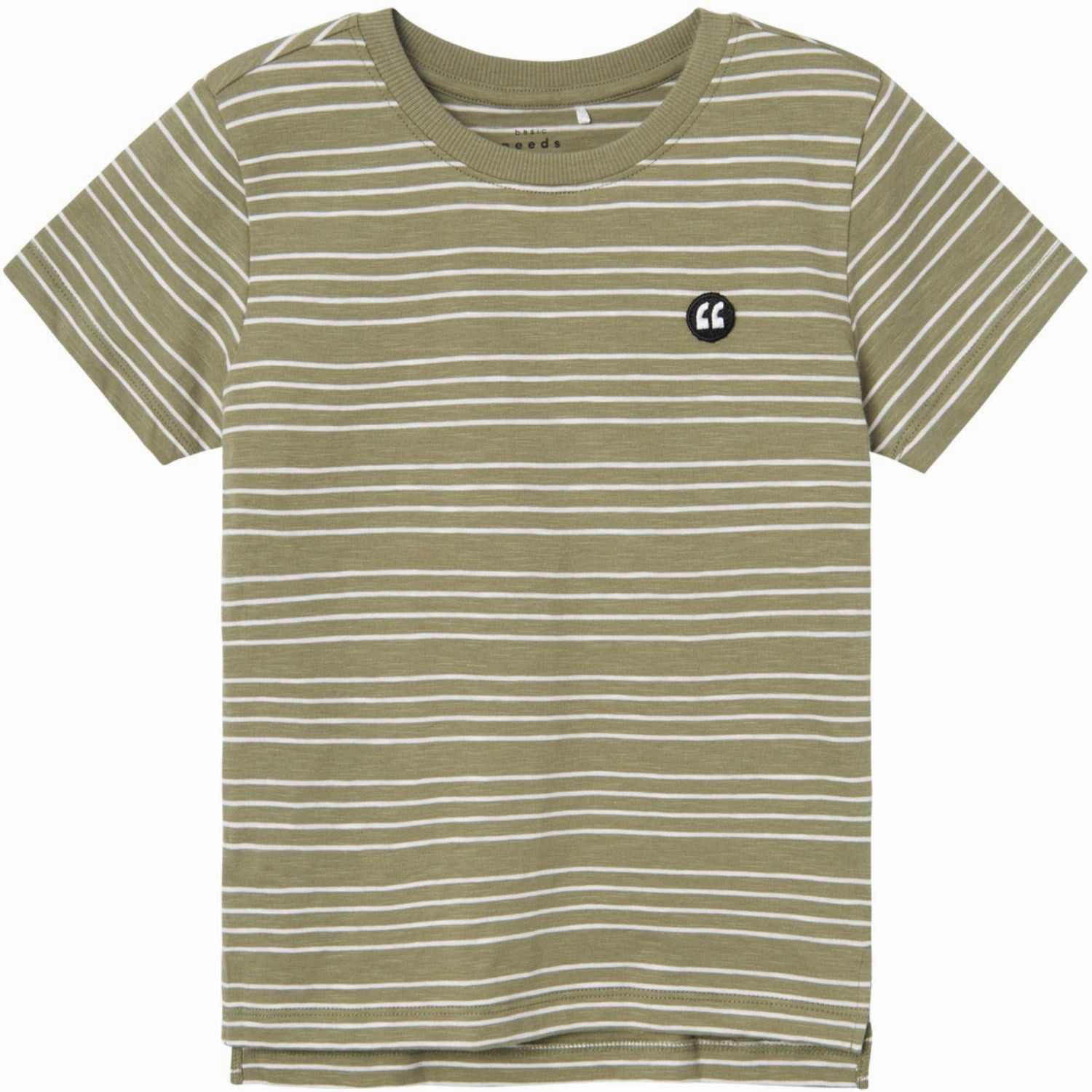 Collared formality Smart Outfit Name It Oil Green Voby T-Shirt