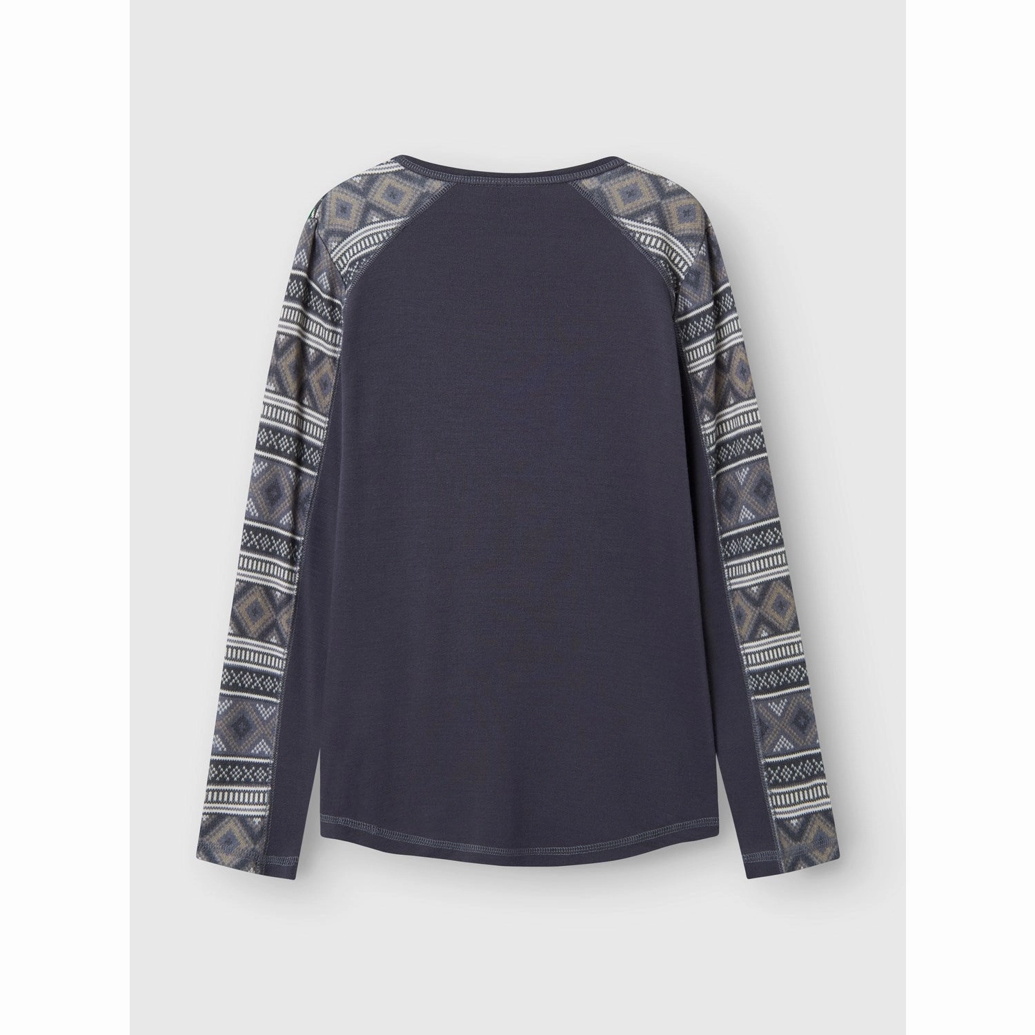 Coastal Vibes Name It Ombre Blue Iceland Nkmwillto Wool Ls Top