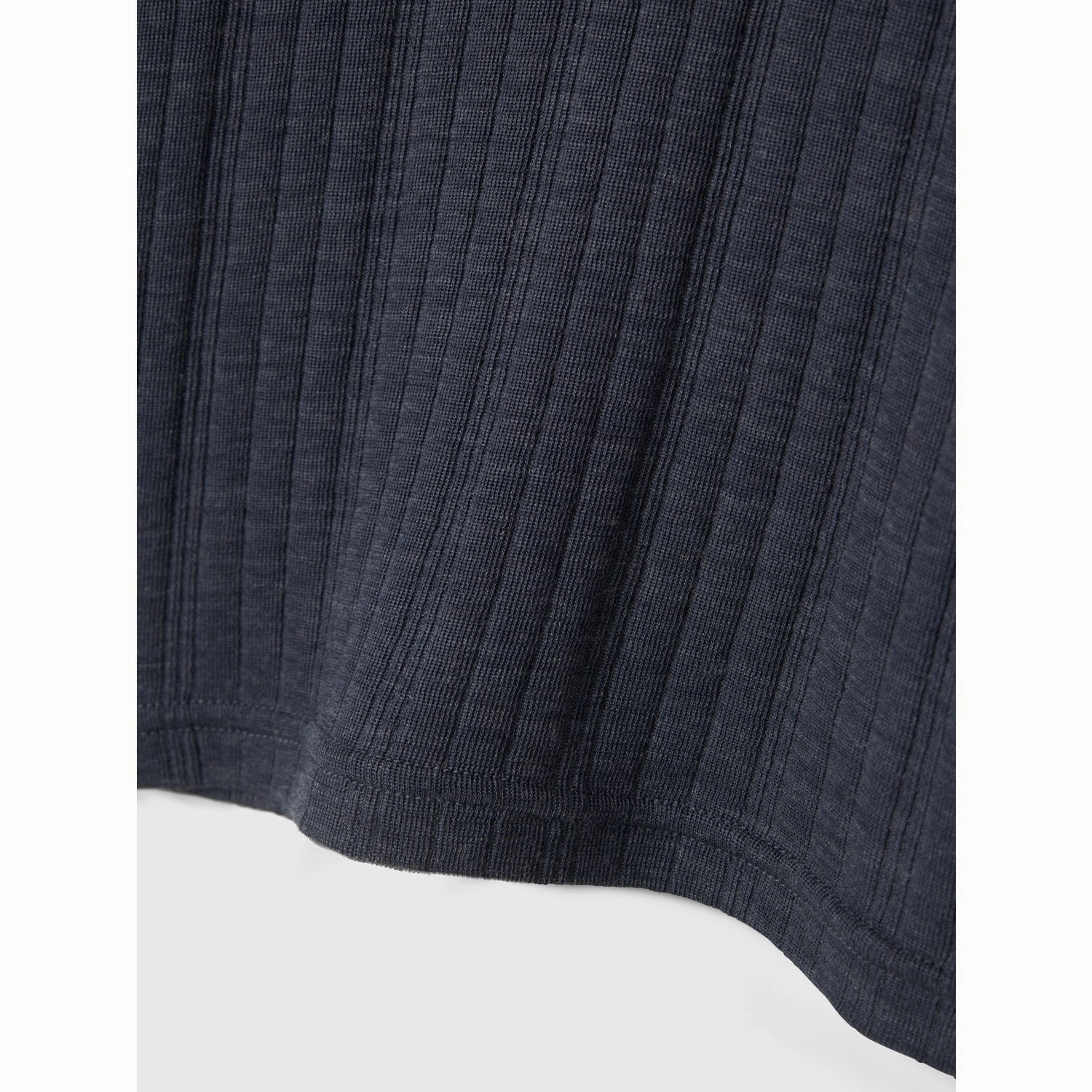 Name It Ombre Blue Wang Wool Needle Blouse Solid Noos Unisex Choice Sleek Silhouette