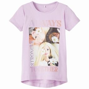 Chilly Layer Rayon blend Name it Orchid Bloom Fabeline Barbie T-Shirt
