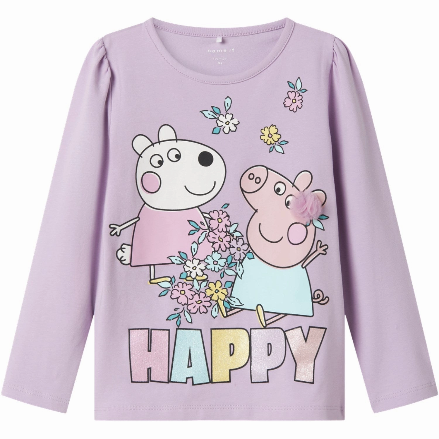 Name It Orchid Bloom Fiffi Peppa Pig Blouse Yoke Design