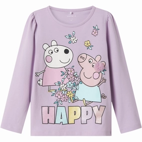 Name It Orchid Bloom Fiffi Peppa Pig Blouse Yoke Design