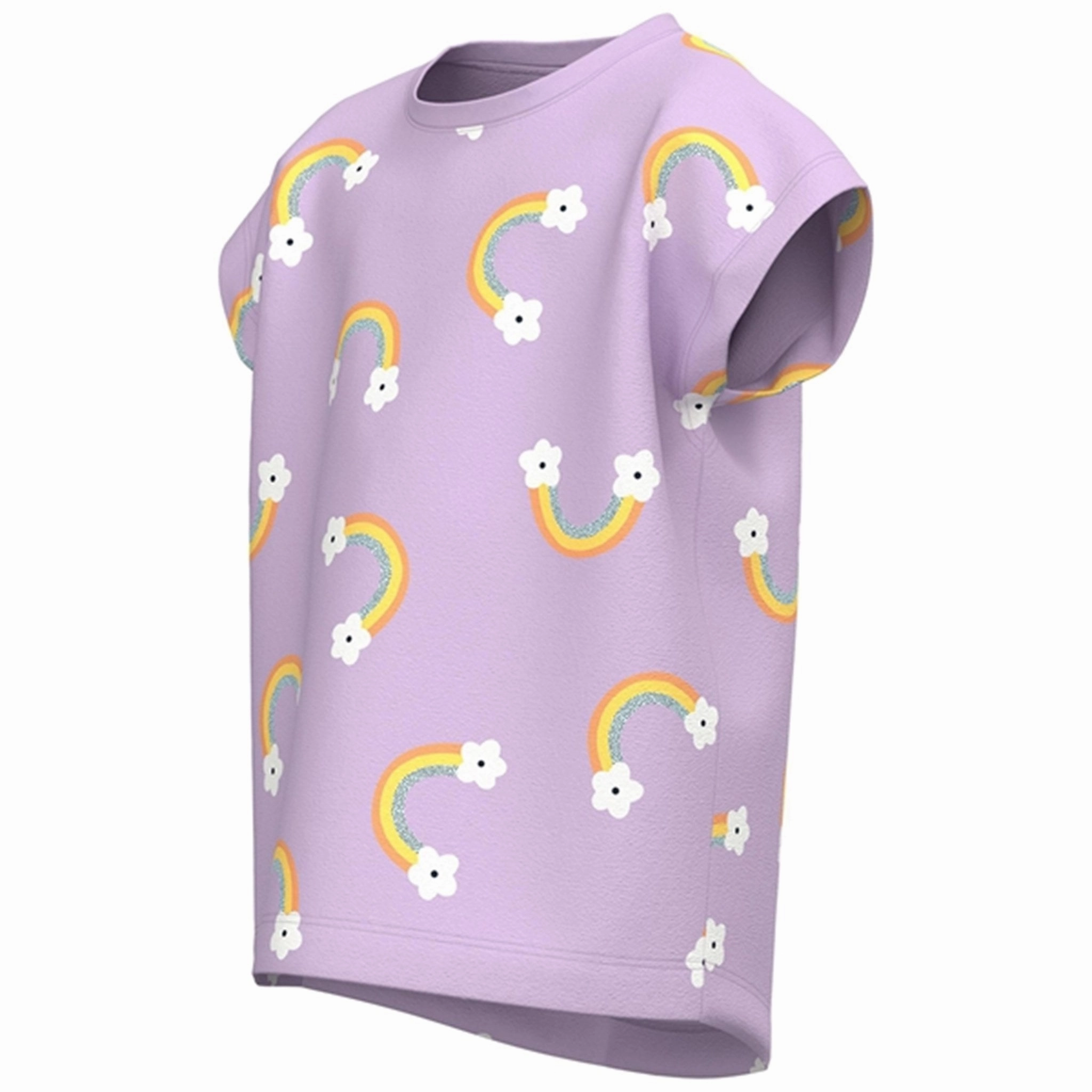 Chic Cut Name it Orchid Bloom Rainbow AOP Vigga T-Shirt