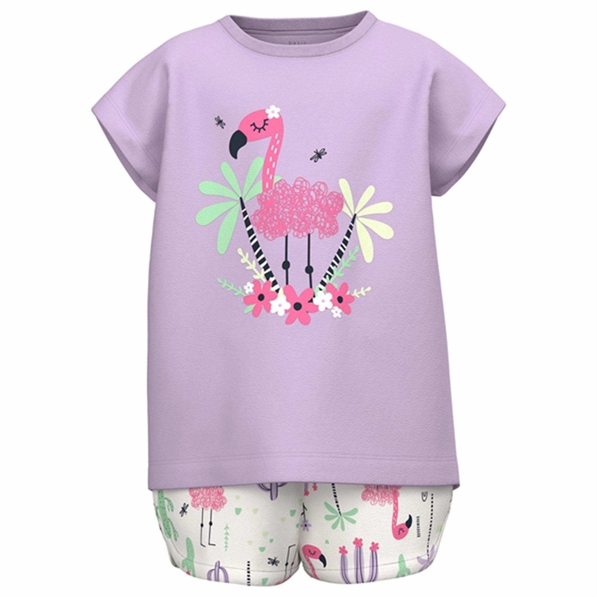 Wool blend Name it Orchid Bloom Vigea T-Shirt Set
