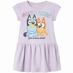 Sophisticated Cut Functional Fit Name it Orchid Petal Apma Bluey Dress