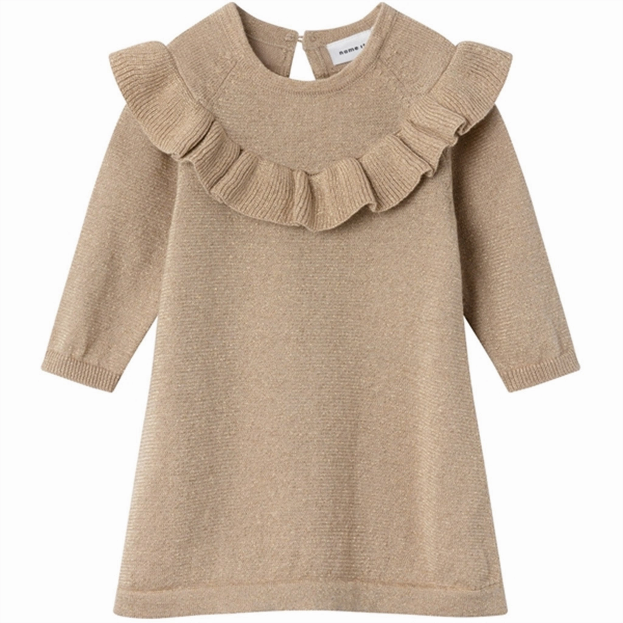 Name it Oxford Tan Resine Knit Dress Timeless Fit Fresh Style