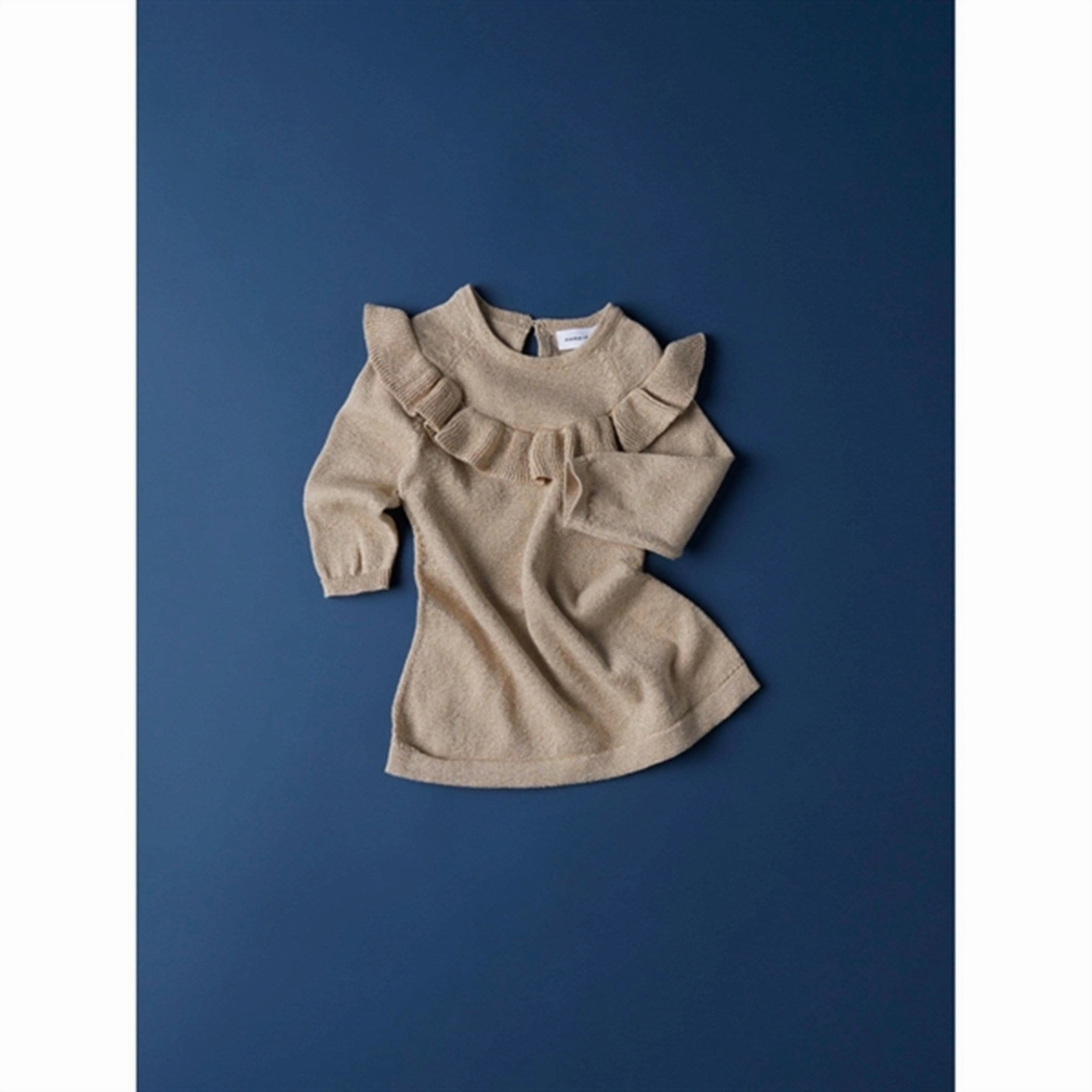 Modern Cut Stylish Mood Name it Oxford Tan Resine Knit Dress