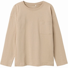 Name it Oxford Tan Vebbe Blouse Luxury Feel Thermal Regulation Fabric