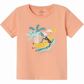 Name It Papaya Punch Banana Vux T-Shirt Party fun