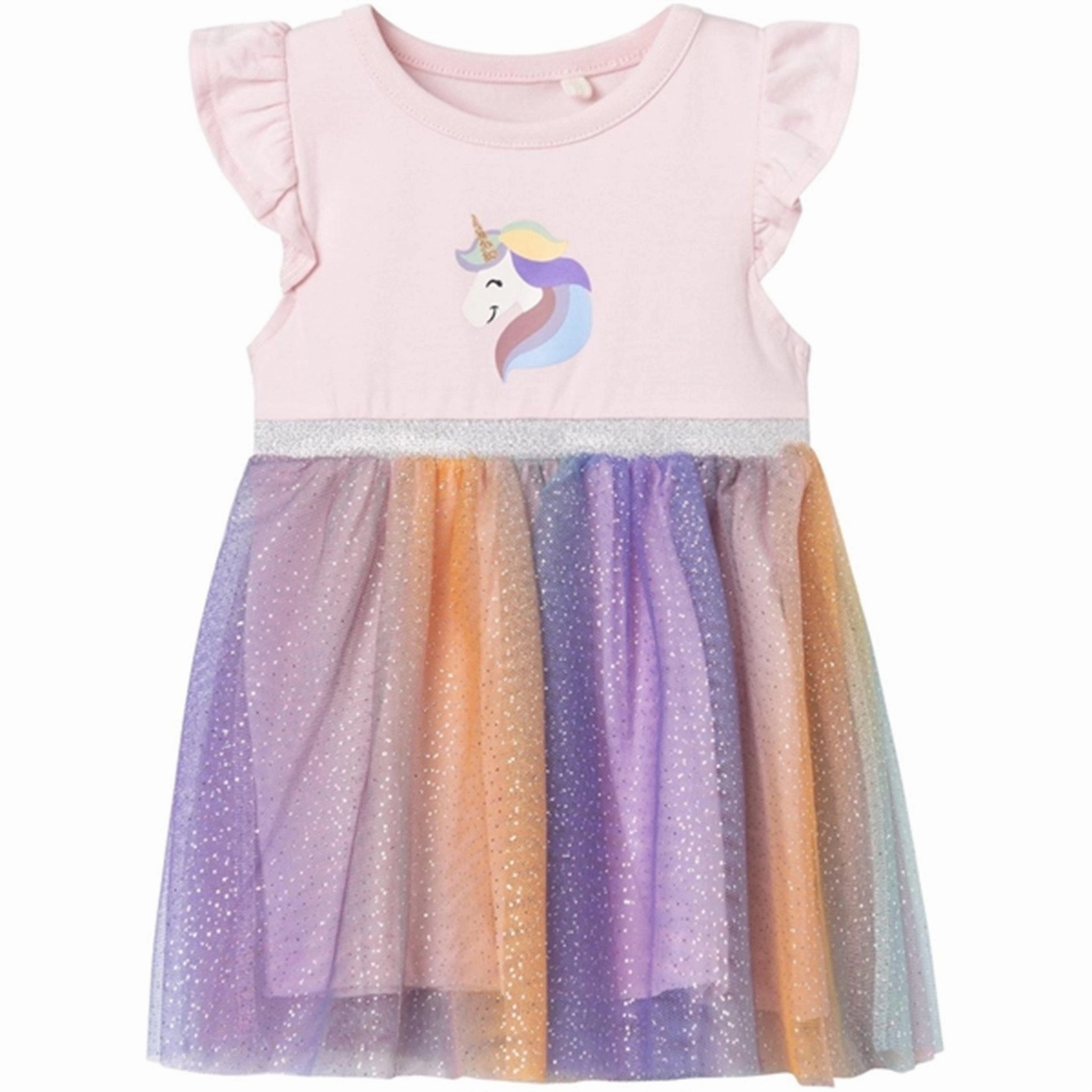 Name it Parfait Pink Happi Dress Soft Silhouette