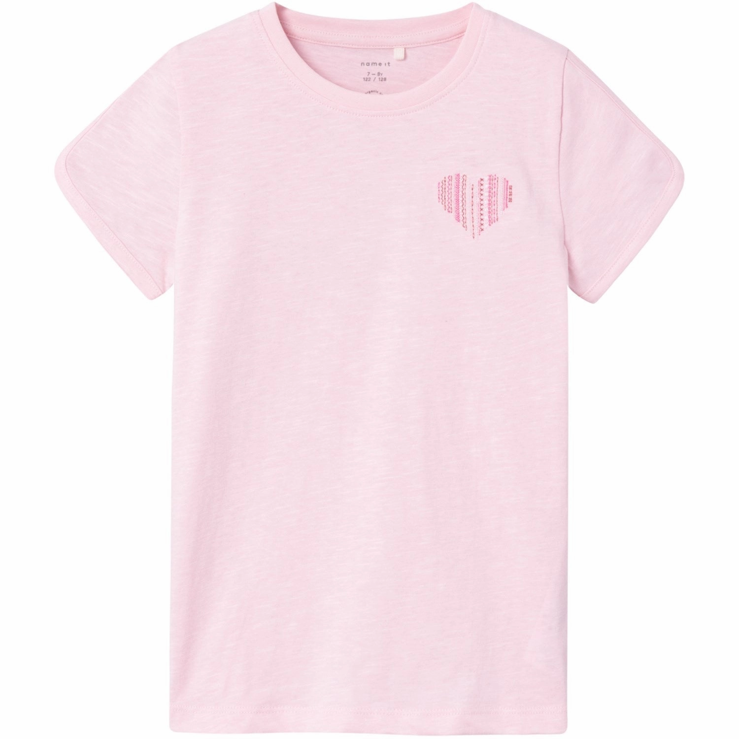 Anti Shrinkage Treatment Trendy Vibe Name It Parfait Pink Hilune T-Shirt