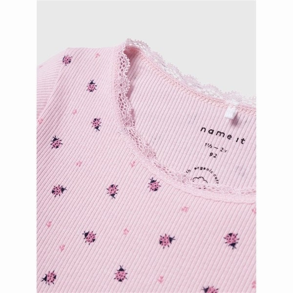 Name it Parfait Pink Ladybug Dab Blouse Smart Look