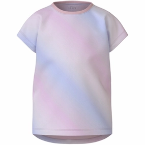 Plus size confidence Name It Parfait Pink Rainbow Vigga T-Shirt