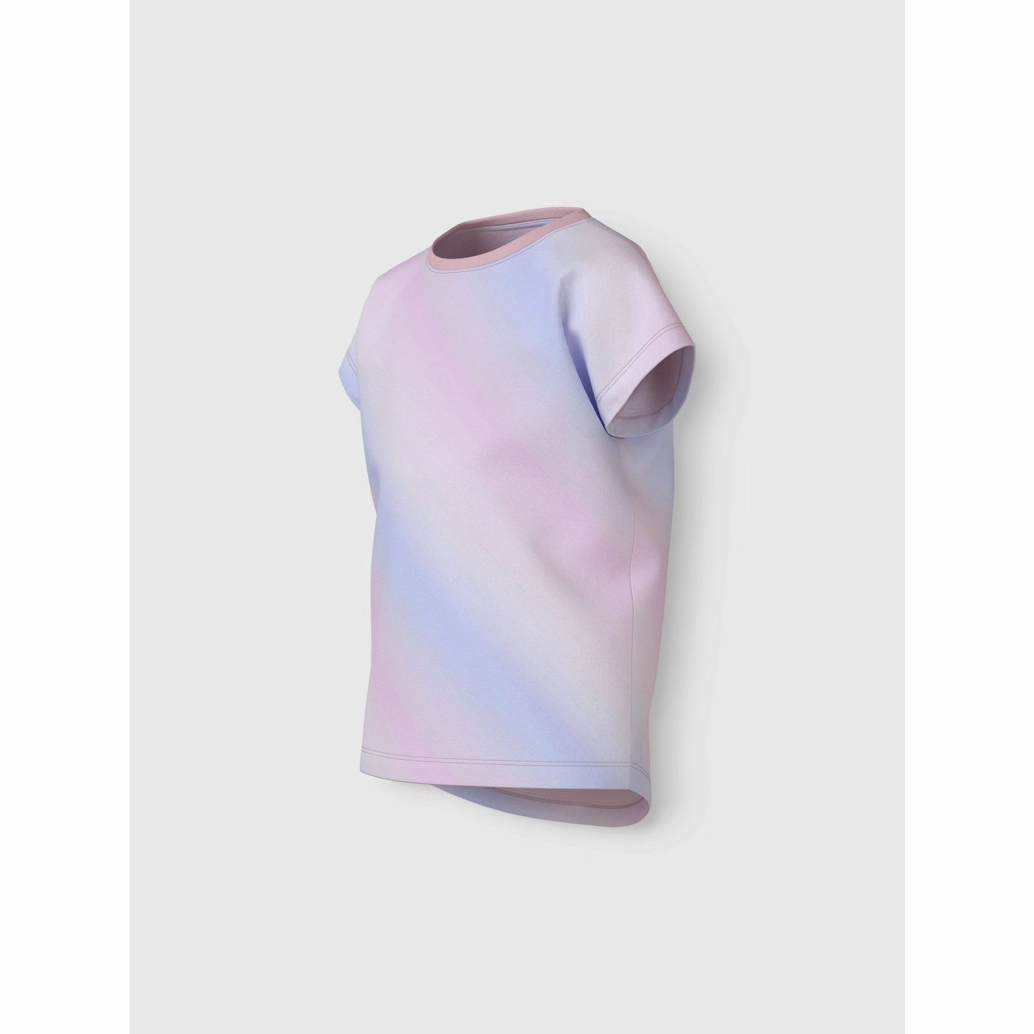 Anti Shrinkage Treatment ReinforcedNeckline Name It Parfait Pink Rainbow Vigga T-Shirt
