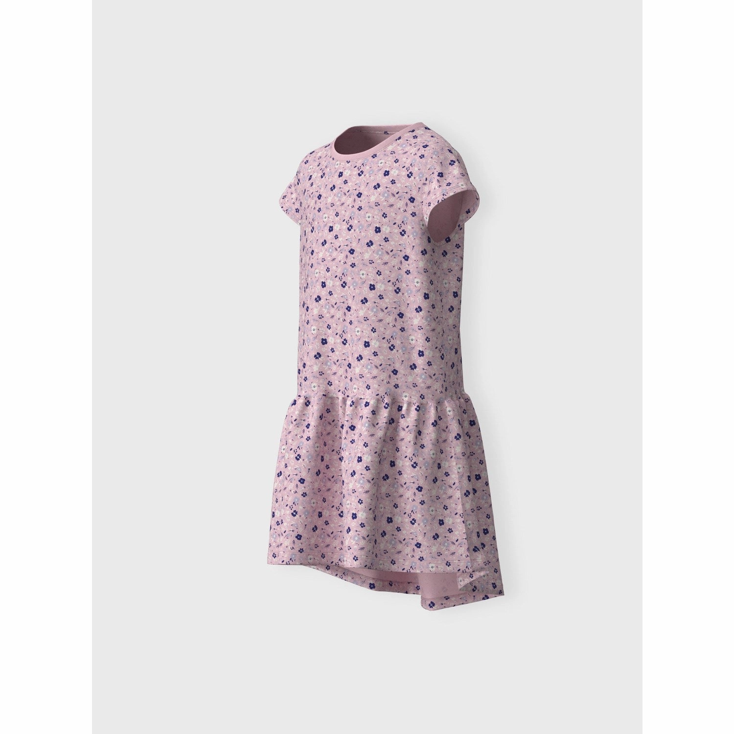 Basic Shape Recycled-Material Name It Parfait Pink Small Flowers Vigga Dress