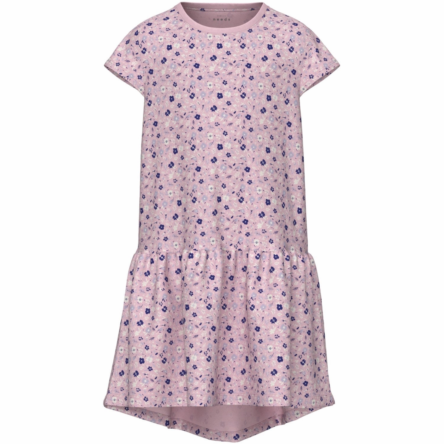 Practical-Style Trendy Layer Name It Parfait Pink Small Flowers Vigga Dress