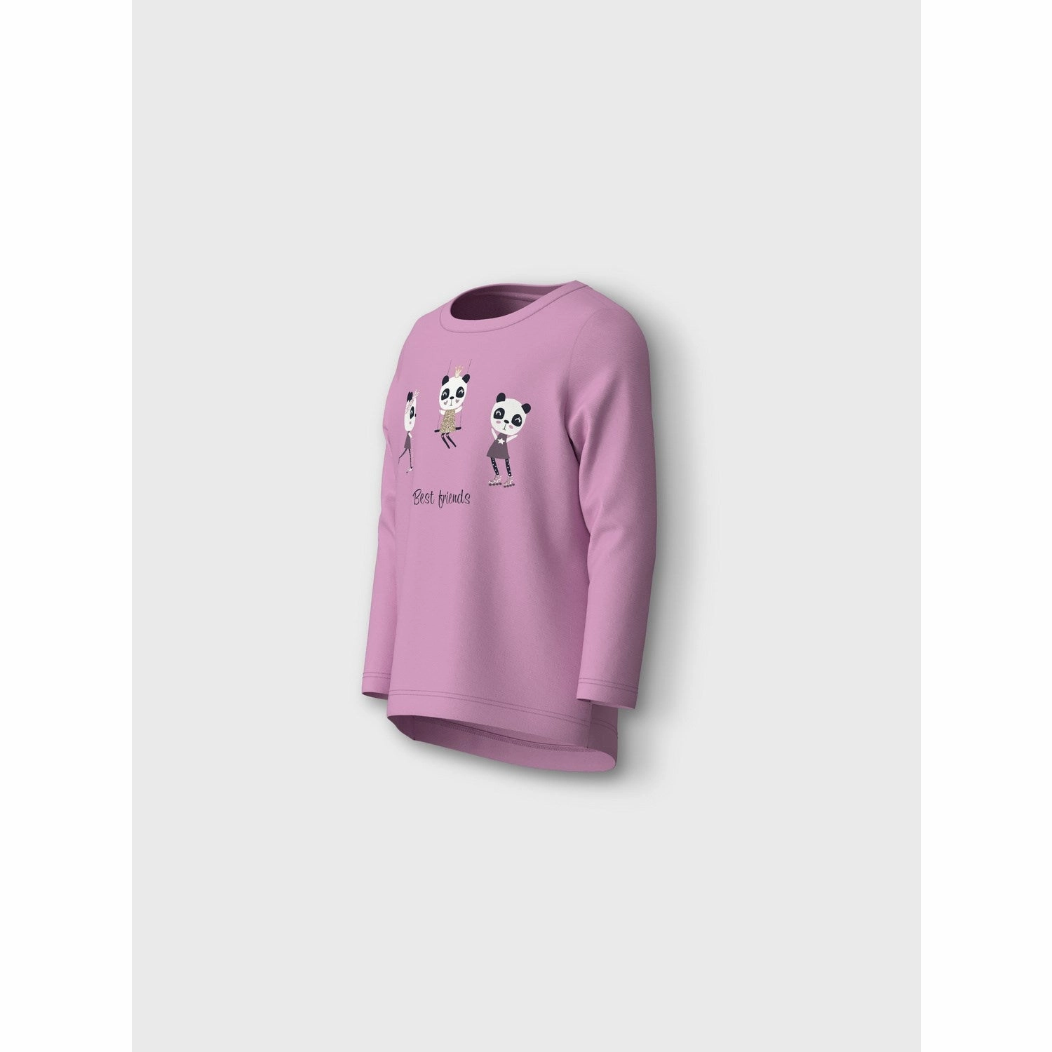 Sweat-Absorbing Nautical Look Name It Pastel Lavender Panda Vix Blouse