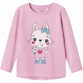 Pocket Detail mix and match Name It Pastel Lavender Vix Blouse