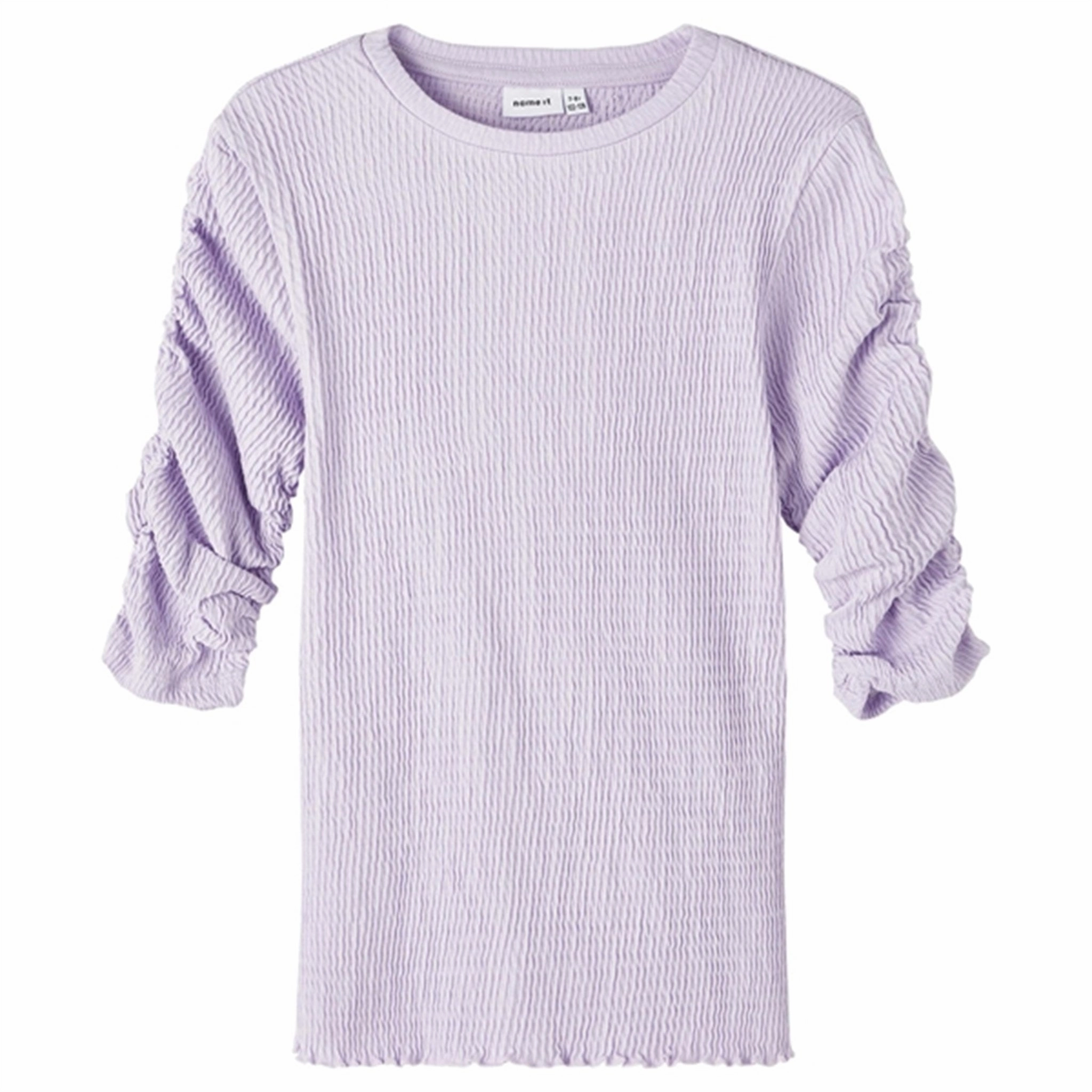 Name it Pastel Lilac Demma Slim Blouse Flexible Mobility Bold Hue