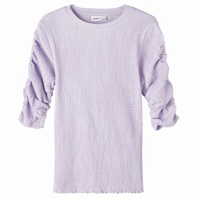 Name it Pastel Lilac Demma Slim Blouse Anti Static Treatment