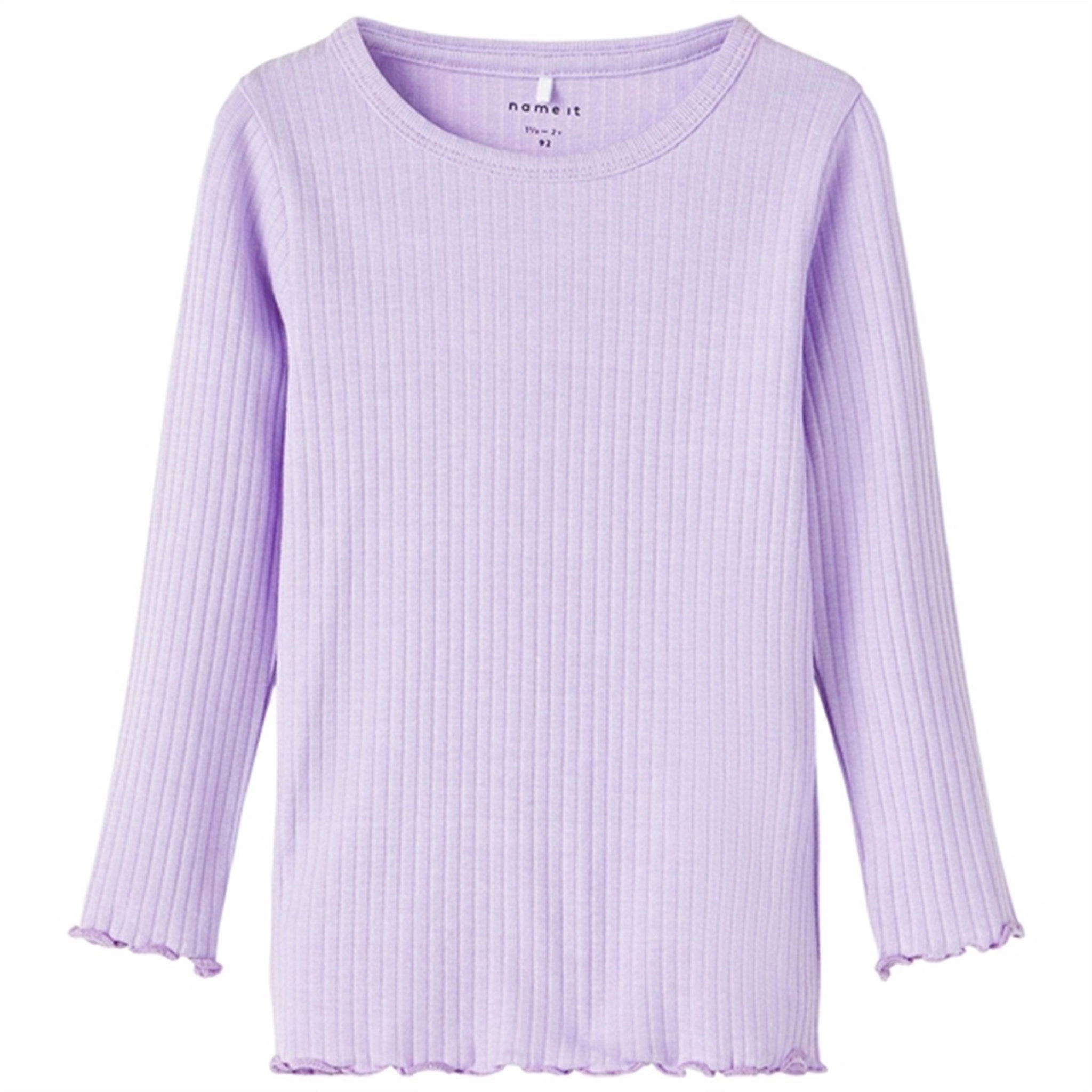 Name it Pastel Lilac Dyssa Blouse Static Dissipating Fiber Trend-Driven