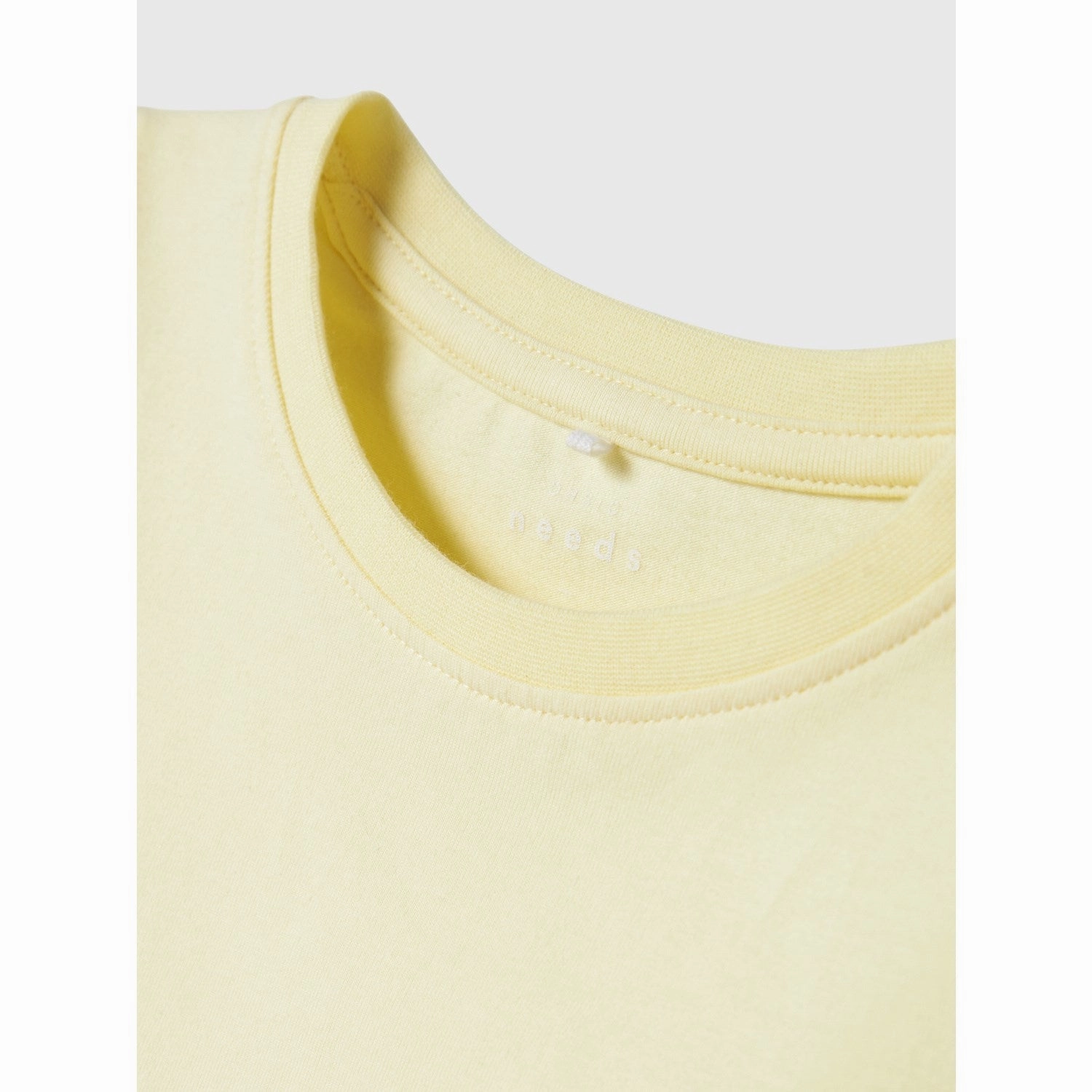 Name It Pastel Yellow Vibbi T-Shirt Noos Comfortable texture Versatile Layering Piece