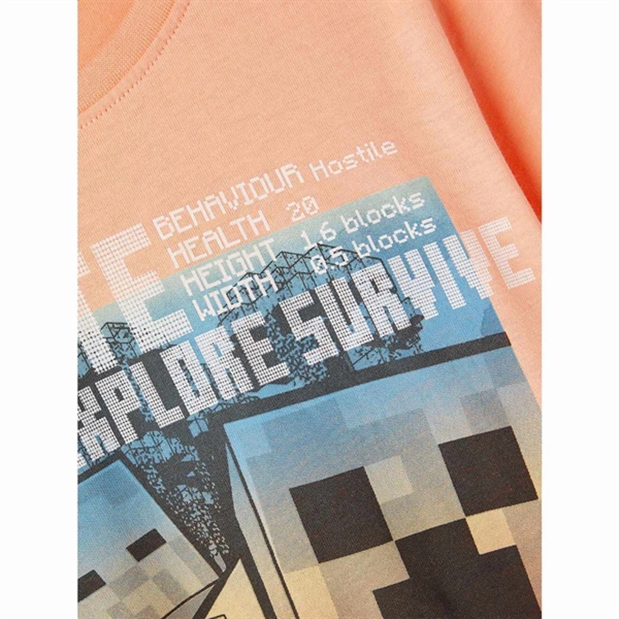 Name it Peach Nectar Major Minecraft T-Shirt Kids clothing Comfortable Layer